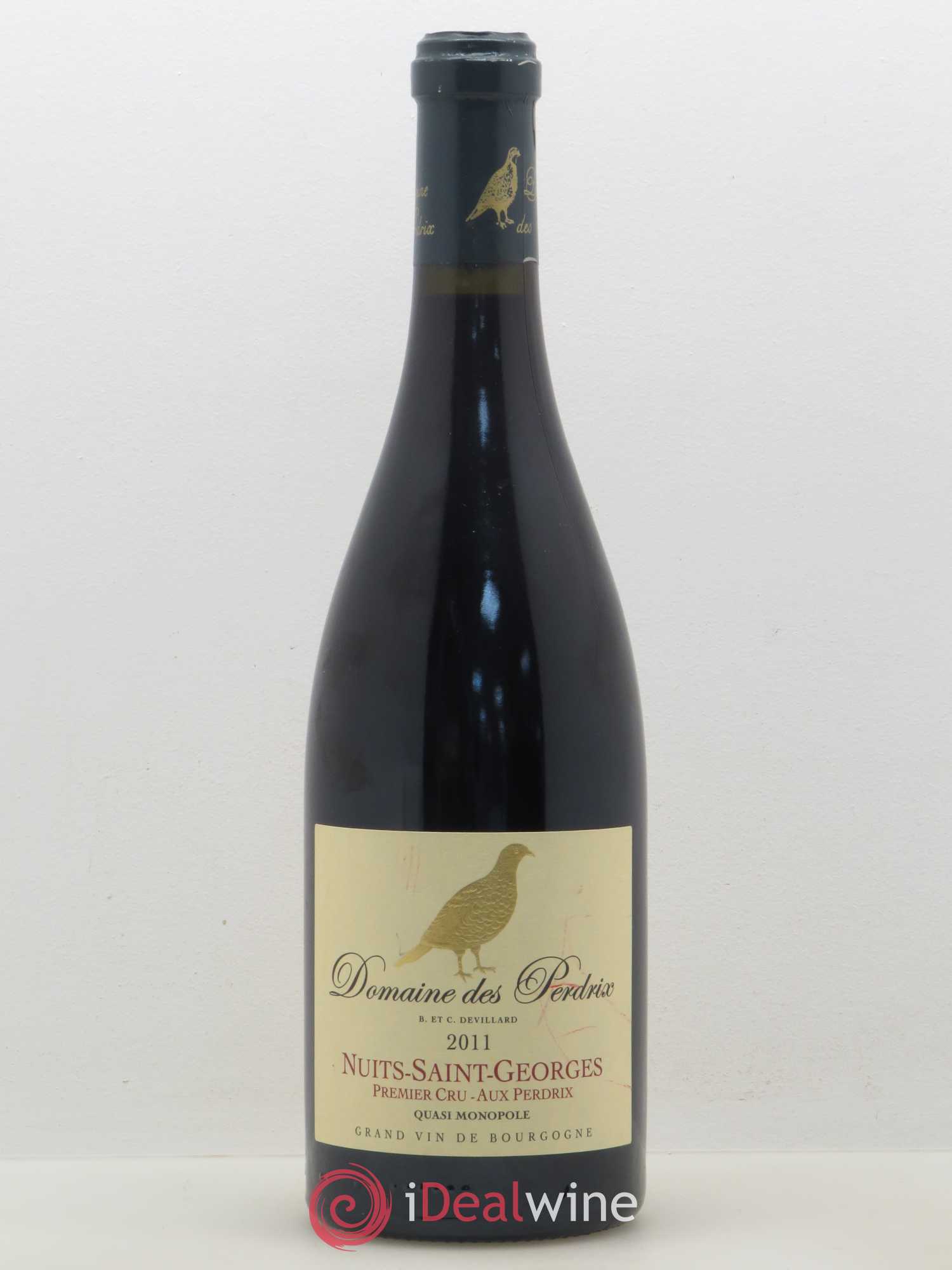 Nuits-Saint-Georges 1er Cru Aux Perdrix Perdrix (Domaine des) 2011 - Lot de 1 bouteille - 0