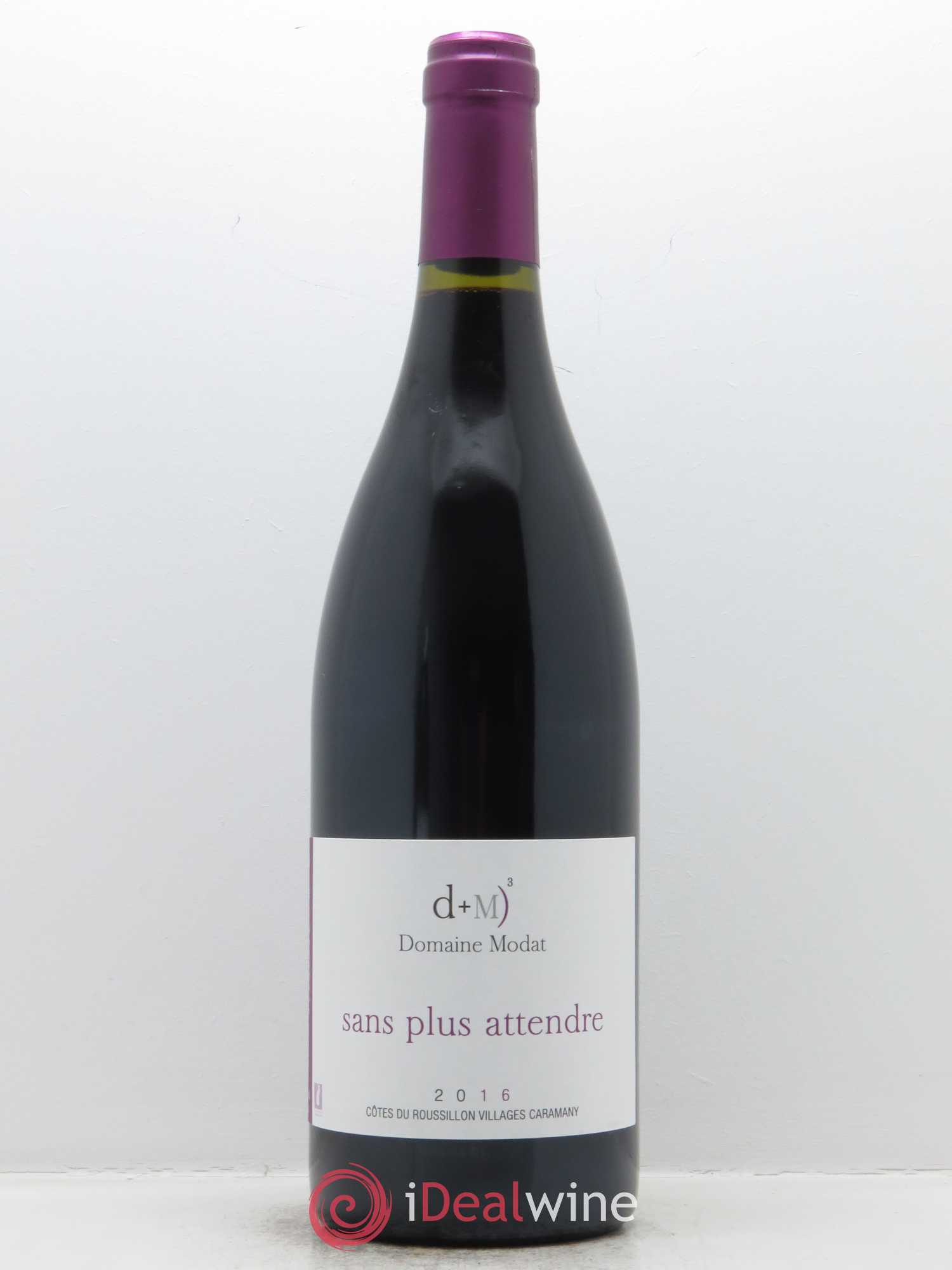 Côtes du Roussillon Villages Caramany Modat (Domaine) Sans plus attendre 2016 - Lot de 1 bouteille - 0