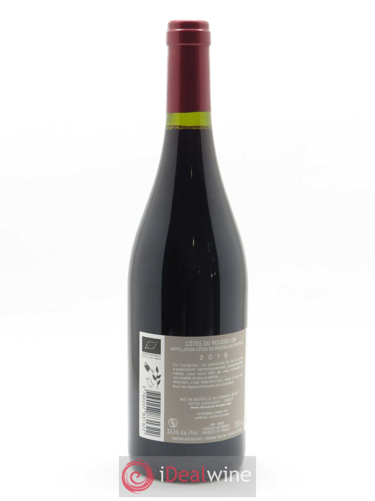 Côtes du Roussillon Modat (Domaine) Petit Modat'mour 2019 - Lot of 1 bottle - 1