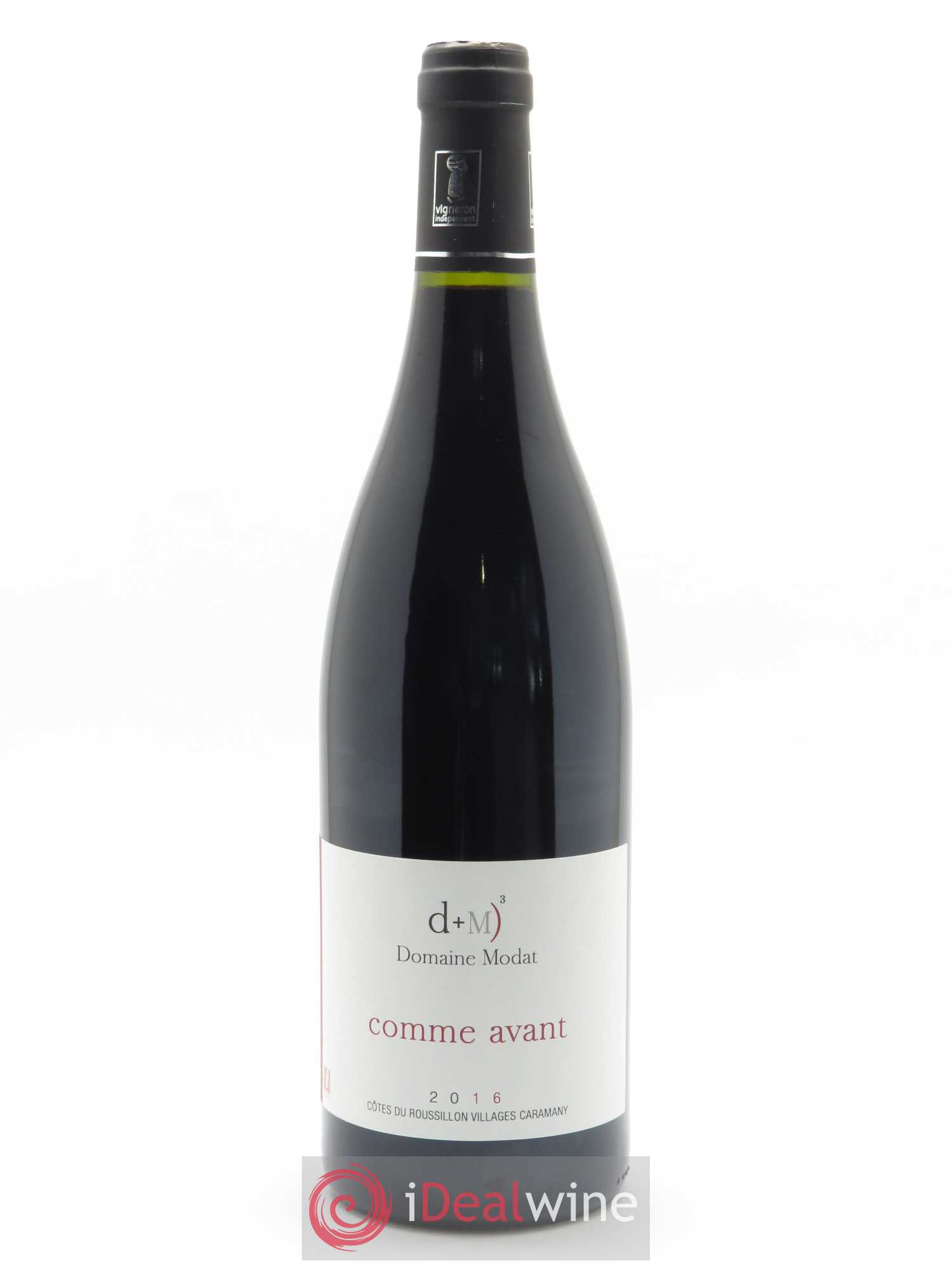 Côtes du Roussillon Villages Caramany Modat (Domaine) Comme Avant 2016 - Lot de 1 bouteille - 0