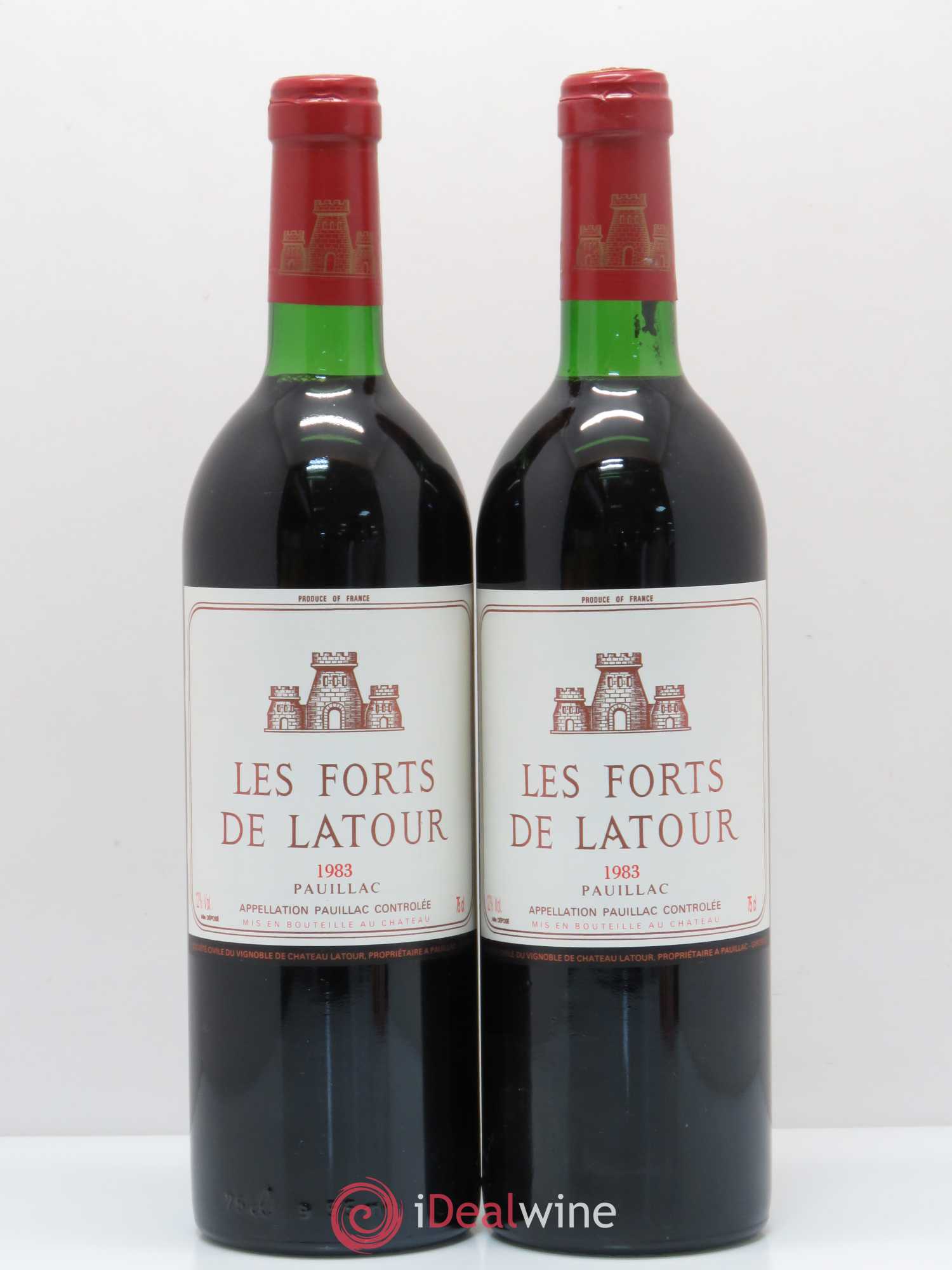 Les Forts de Latour Second Vin 1983 - Lot de 2 bouteilles - 0