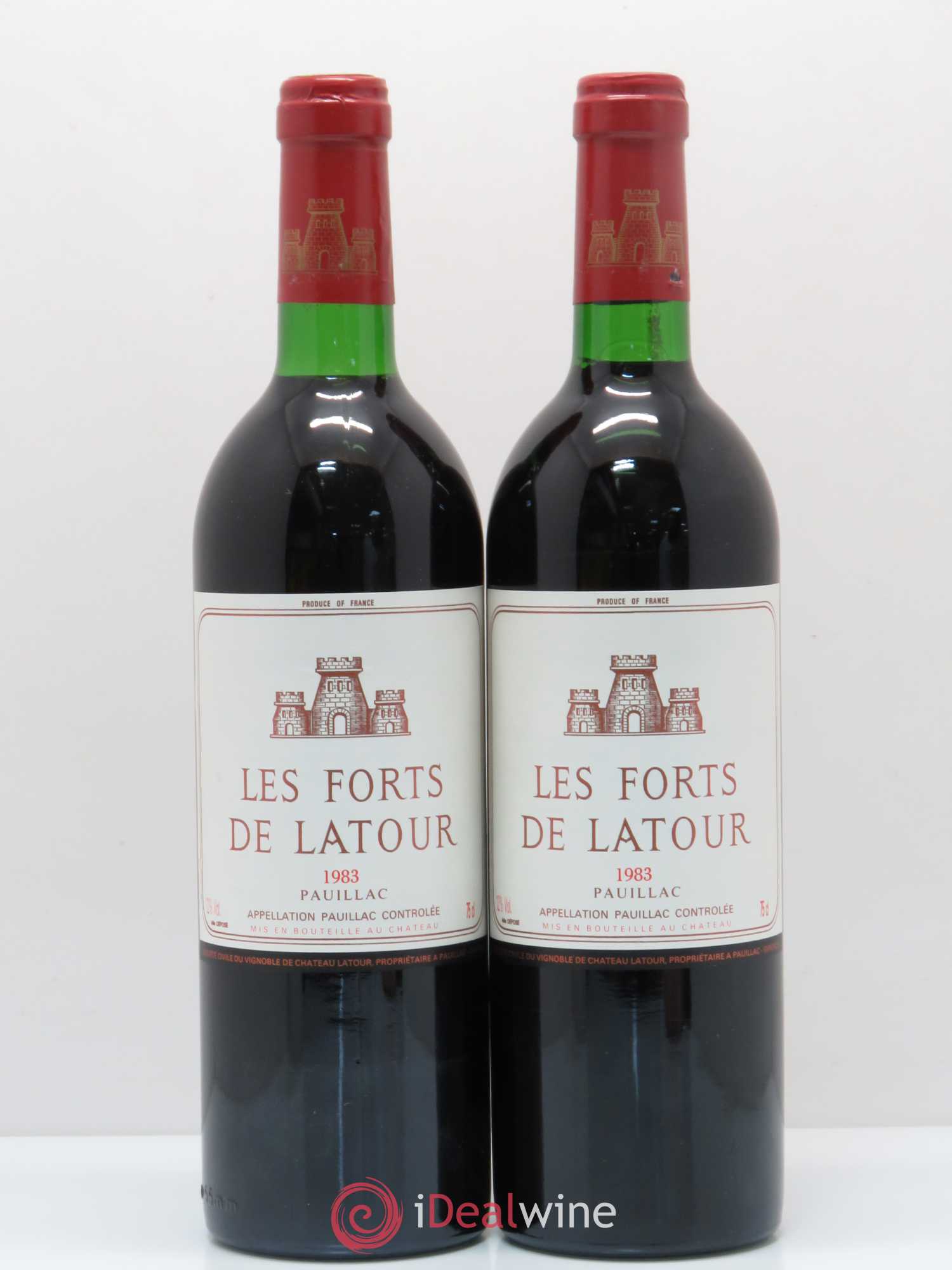 Les Forts de Latour Second Vin 1983 - Lot de 2 bouteilles - 0