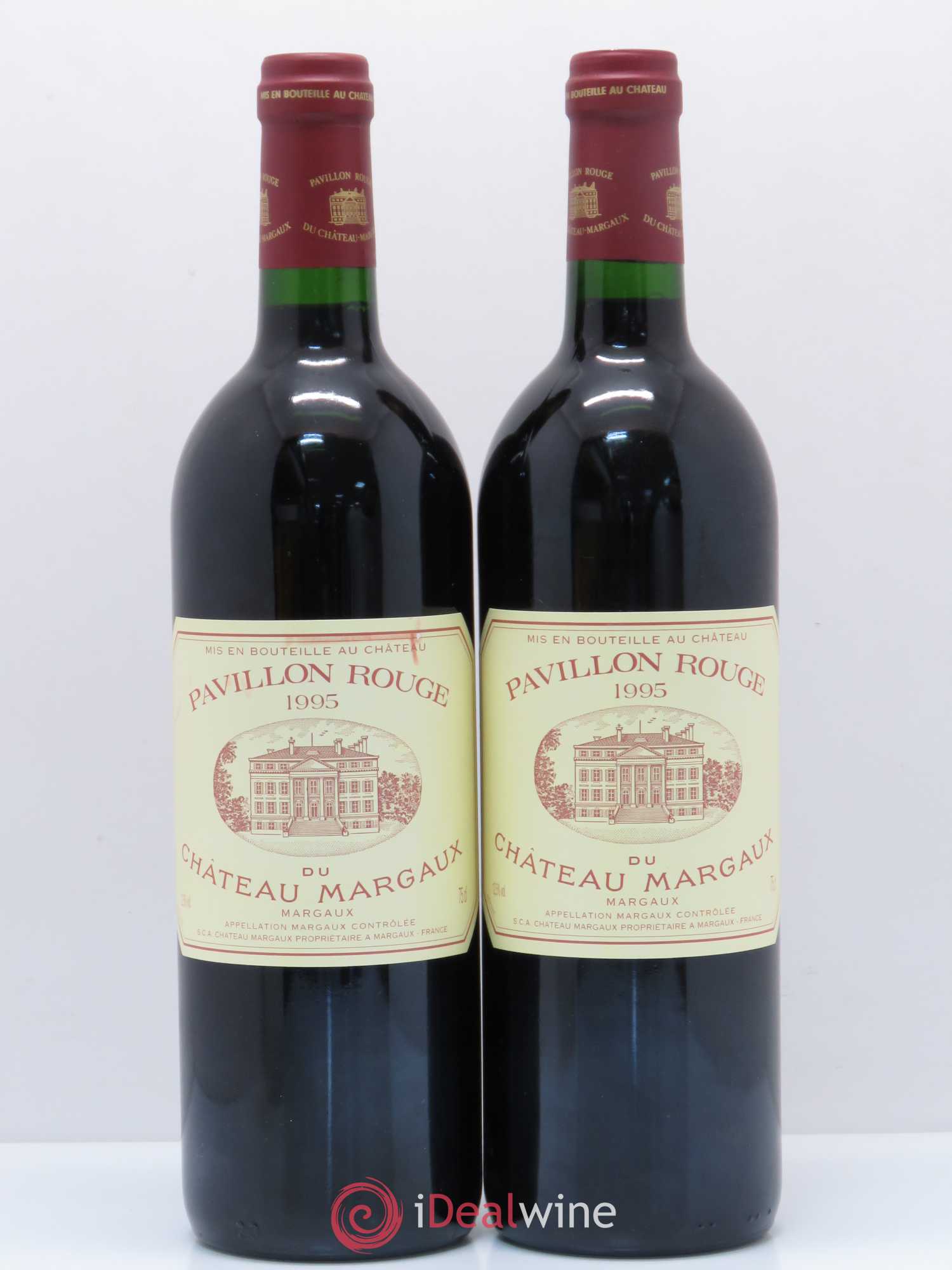 Pavillon Rouge du Château Margaux Second Vin 1995 - Lot de 2 bouteilles - 0