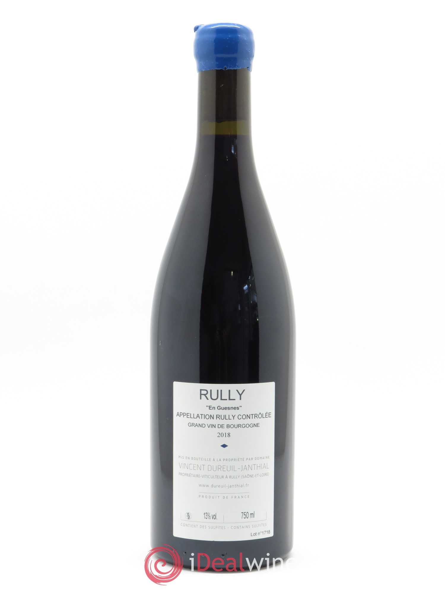 Rully En Guesnes Vincent Dureuil-Janthial 2018 - Lot de 1 bouteille - 1