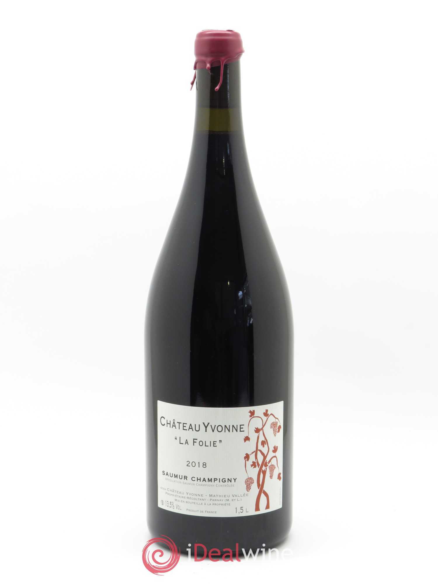 Saumur-Champigny La Folie Château Yvonne 2018 - Lot de 1 magnum - 0