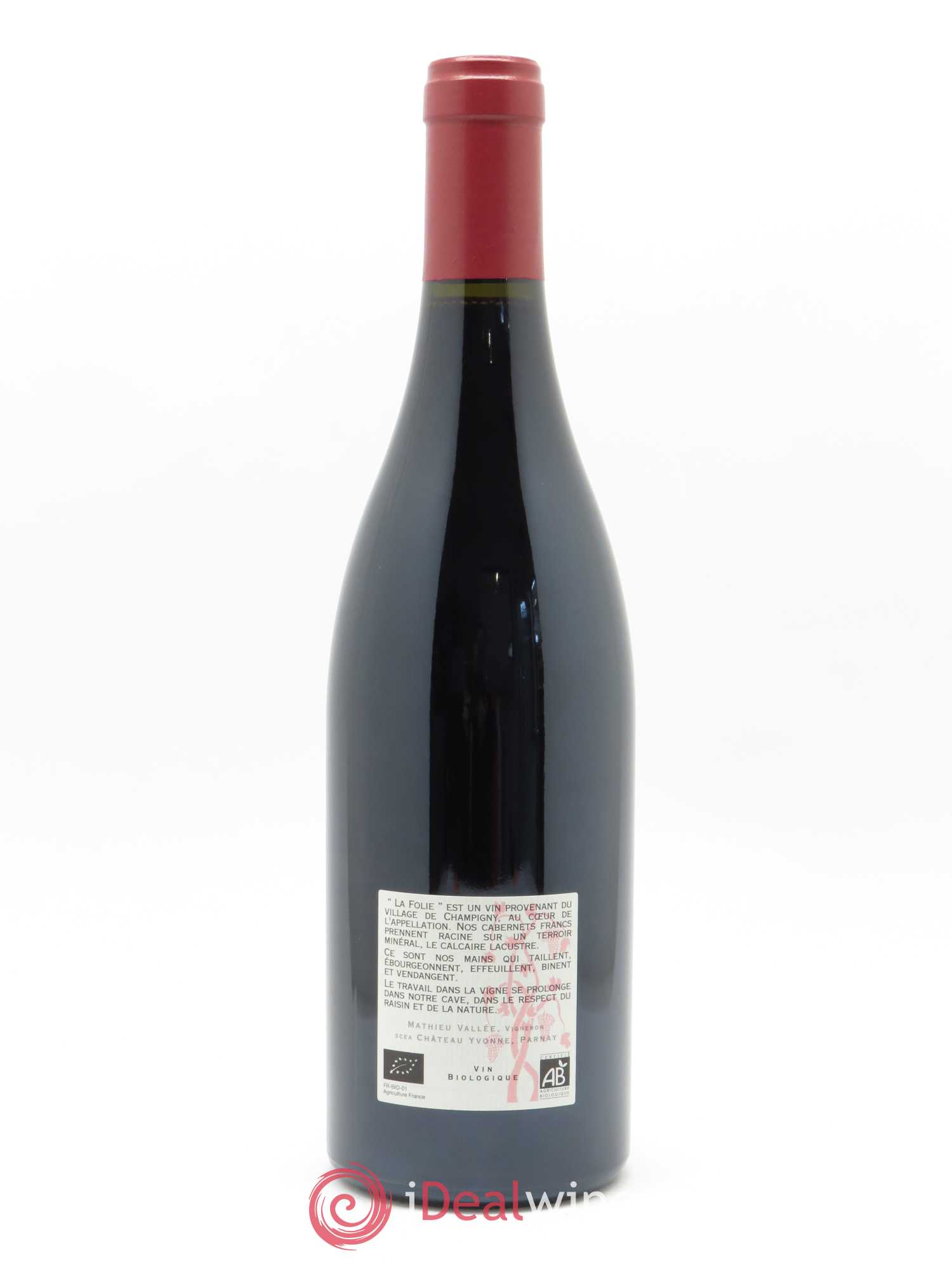 Saumur-Champigny La Folie Château Yvonne 2018 - Lot de 1 bouteille - 1