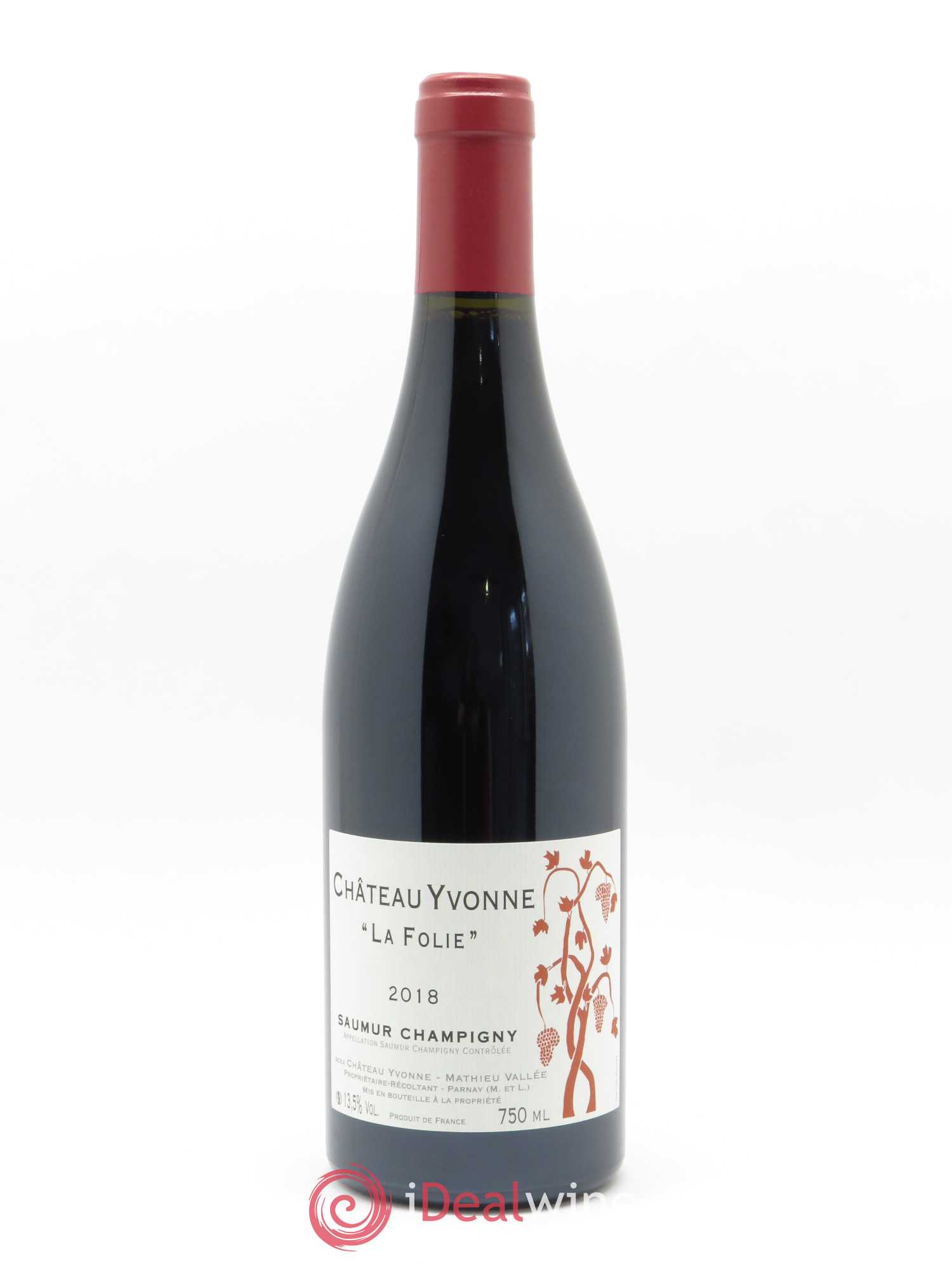 Saumur-Champigny La Folie Château Yvonne 2018 - Lot de 1 bouteille - 0