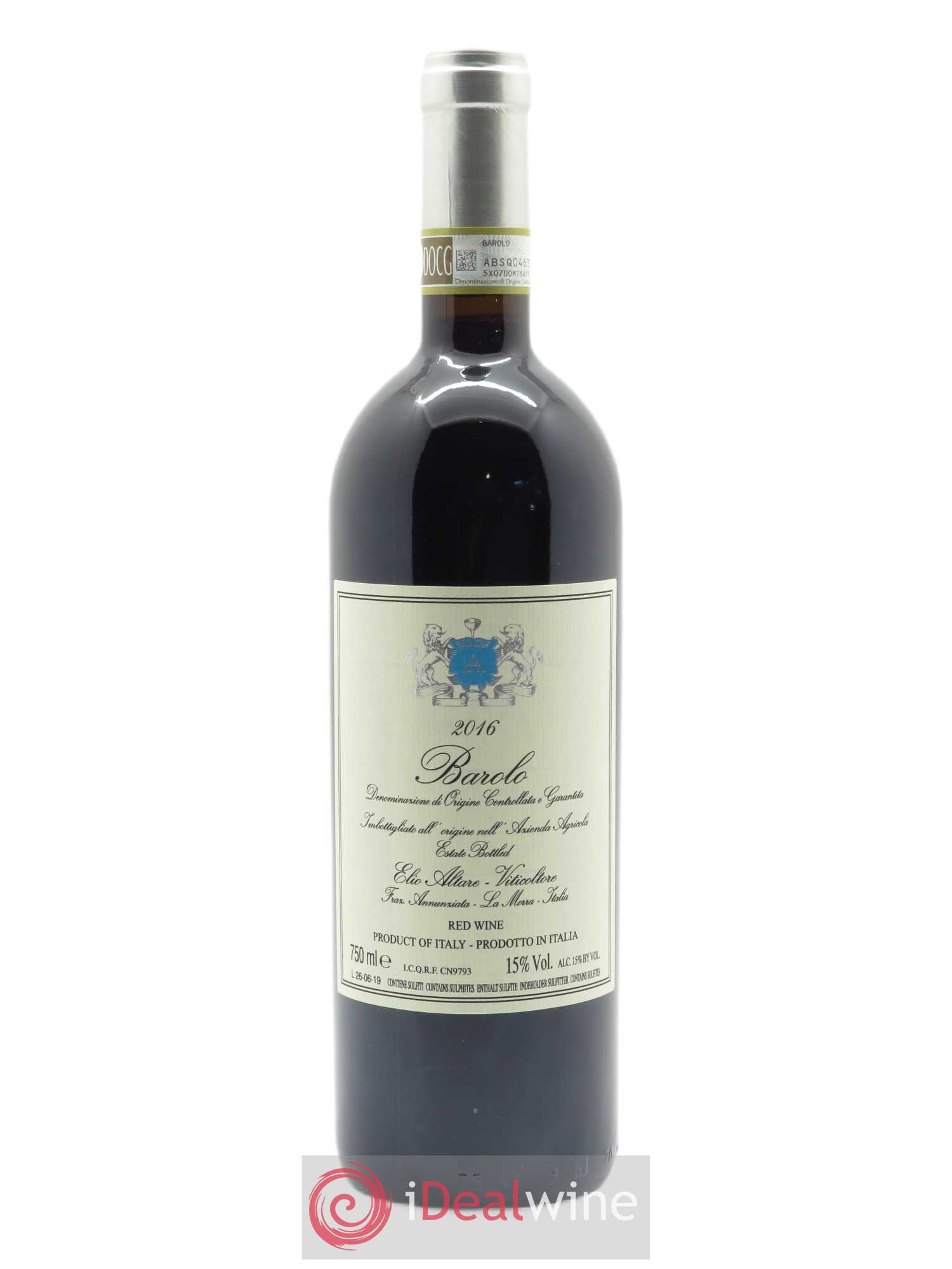 Barolo DOCG Elio Altare 2016 - Lot de 1 bouteille - 0