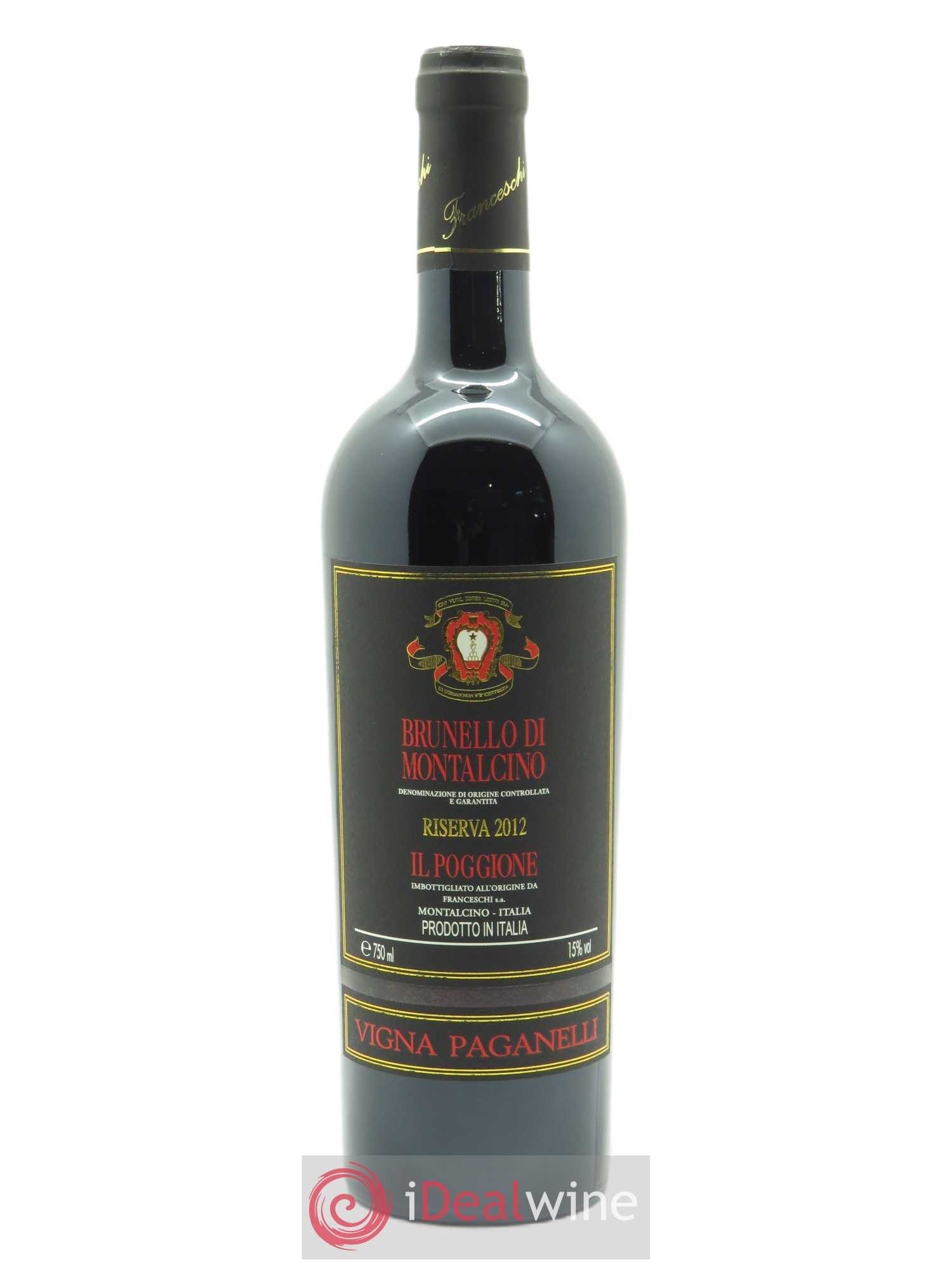 Brunello di Montalcino DOCG Il Poggione Riserva Vigna Paganelli Lavinio Franceschi 2012 - Lot de 1 bouteille - 0