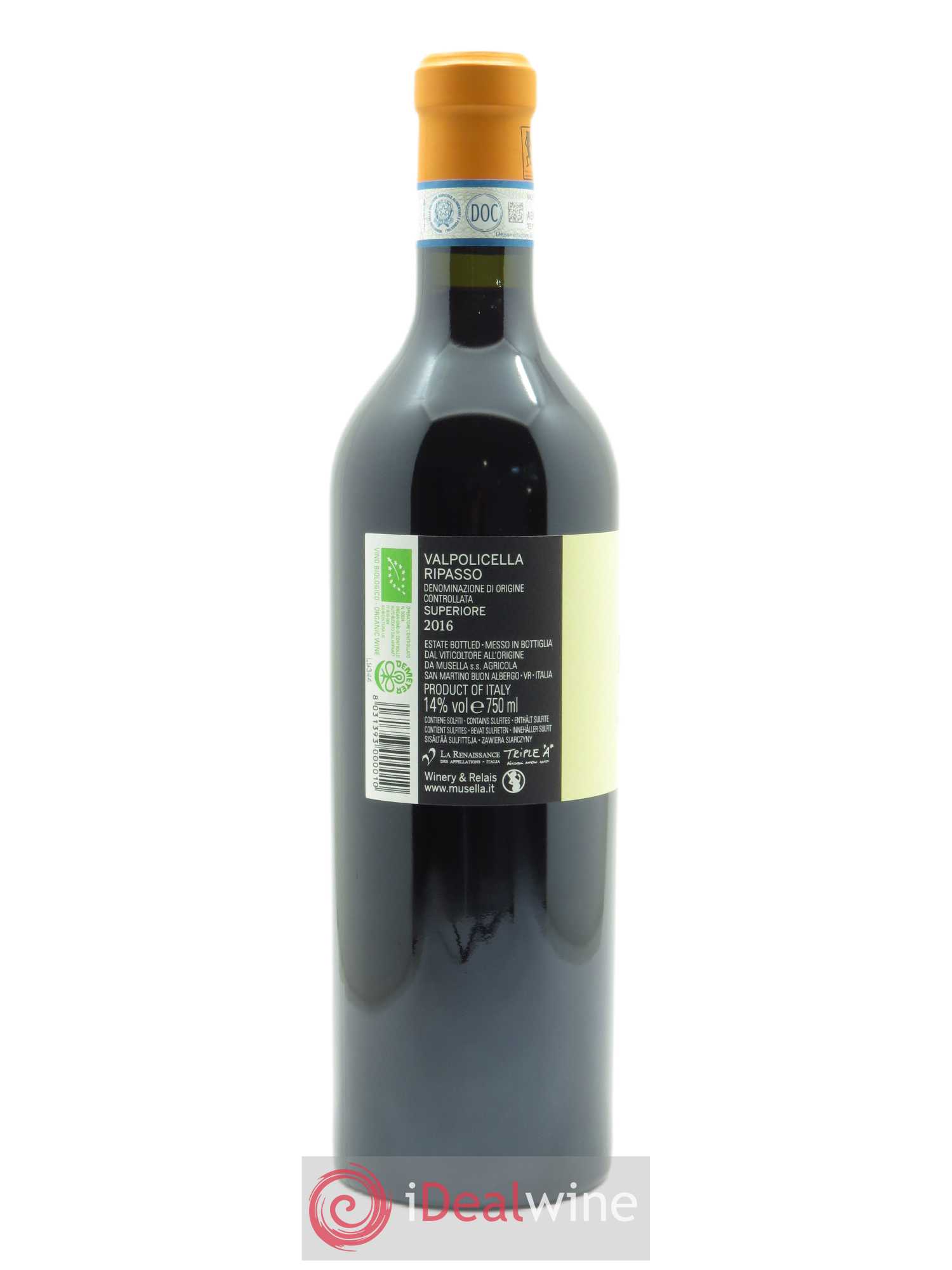 Valpolicella Ripasso Superiore DOC Musella Ripasso 2016 - Lot of 1 bottle - 1