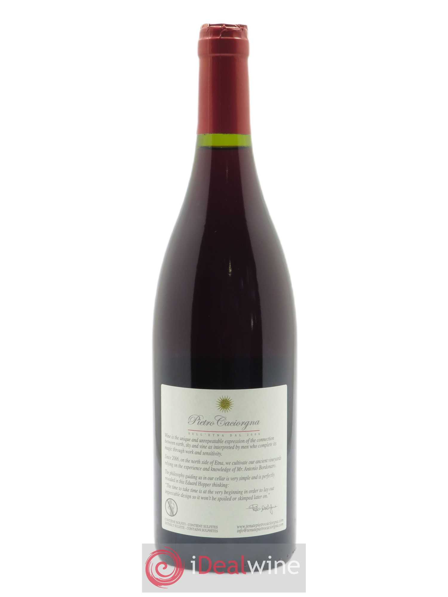 Etna Rosso DOC Azienda Agricola Pietro Caciorgna Ciauria 2019 - Lot de 1 bouteille - 1