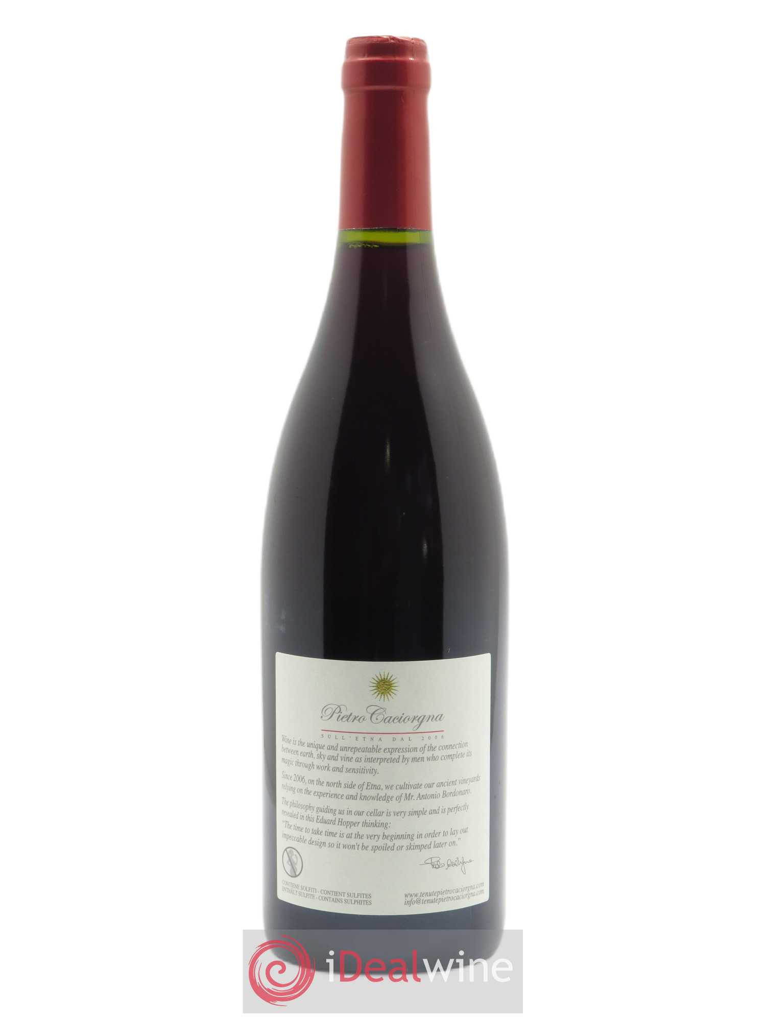 Etna Rosso DOC Azienda Agricola Pietro Caciorgna Guardoilvento 2017 - Lot de 1 bouteille - 1