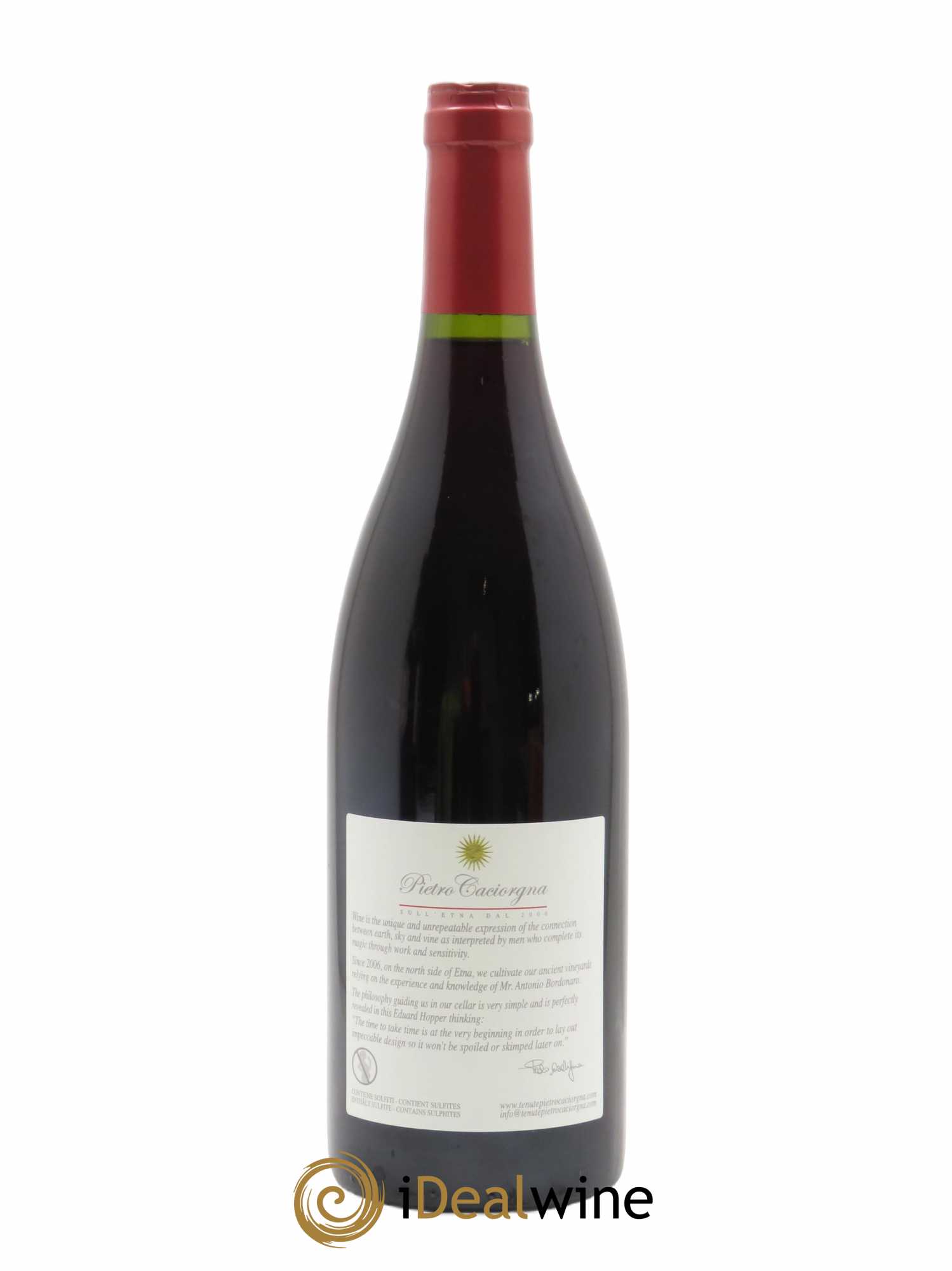 Etna Rosso DOC Azienda Agricola Pietro Caciorgna Nanticchia 2016 - Lot of 1 bottle - 1