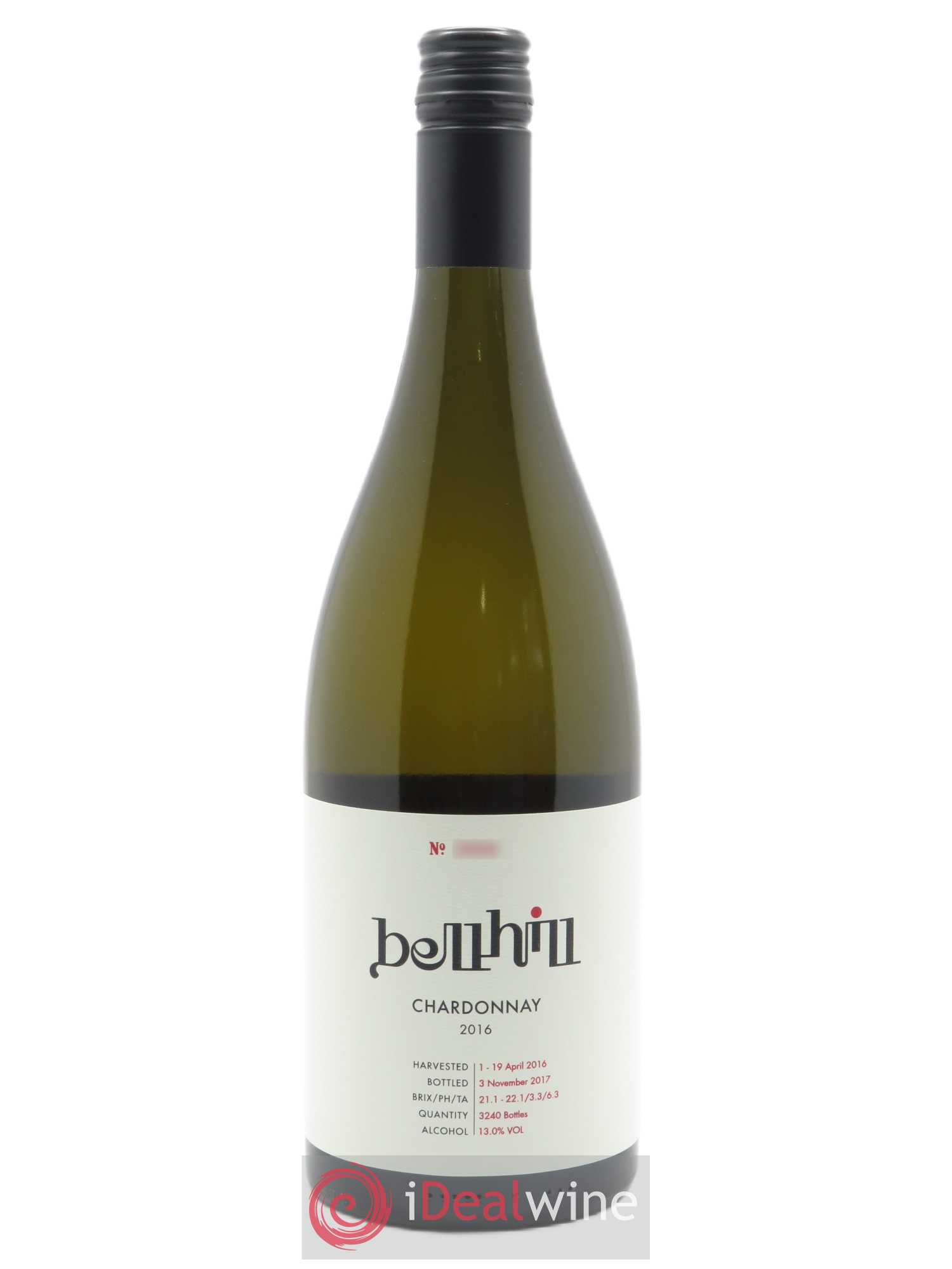 Canterbury Bell Hill Chardonnay 2016 - Lot de 1 bouteille - 0
