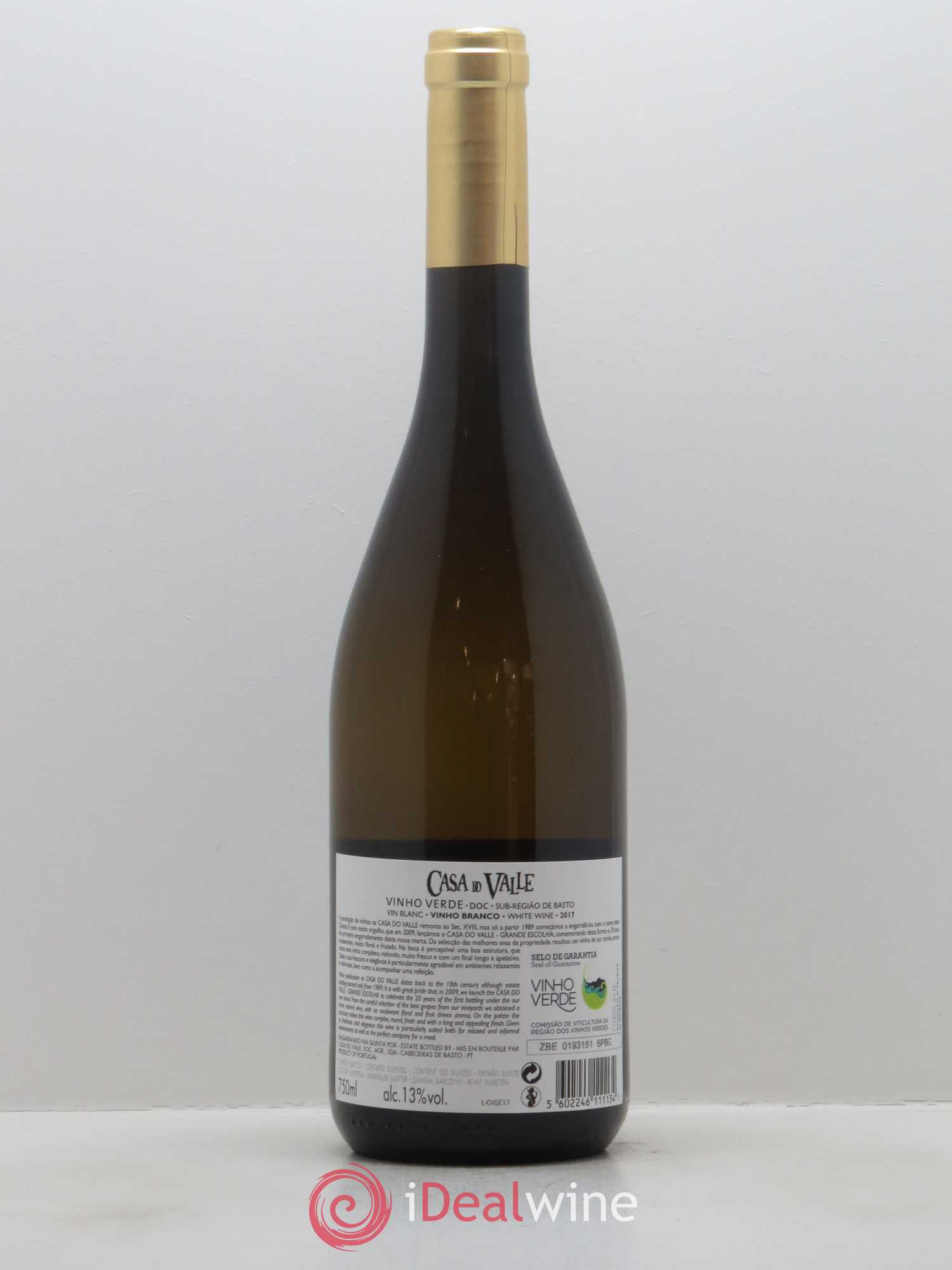 Vinho Verde Casa do Valle Grande Escolha 2017 - Lot of 1 bottle - 1
