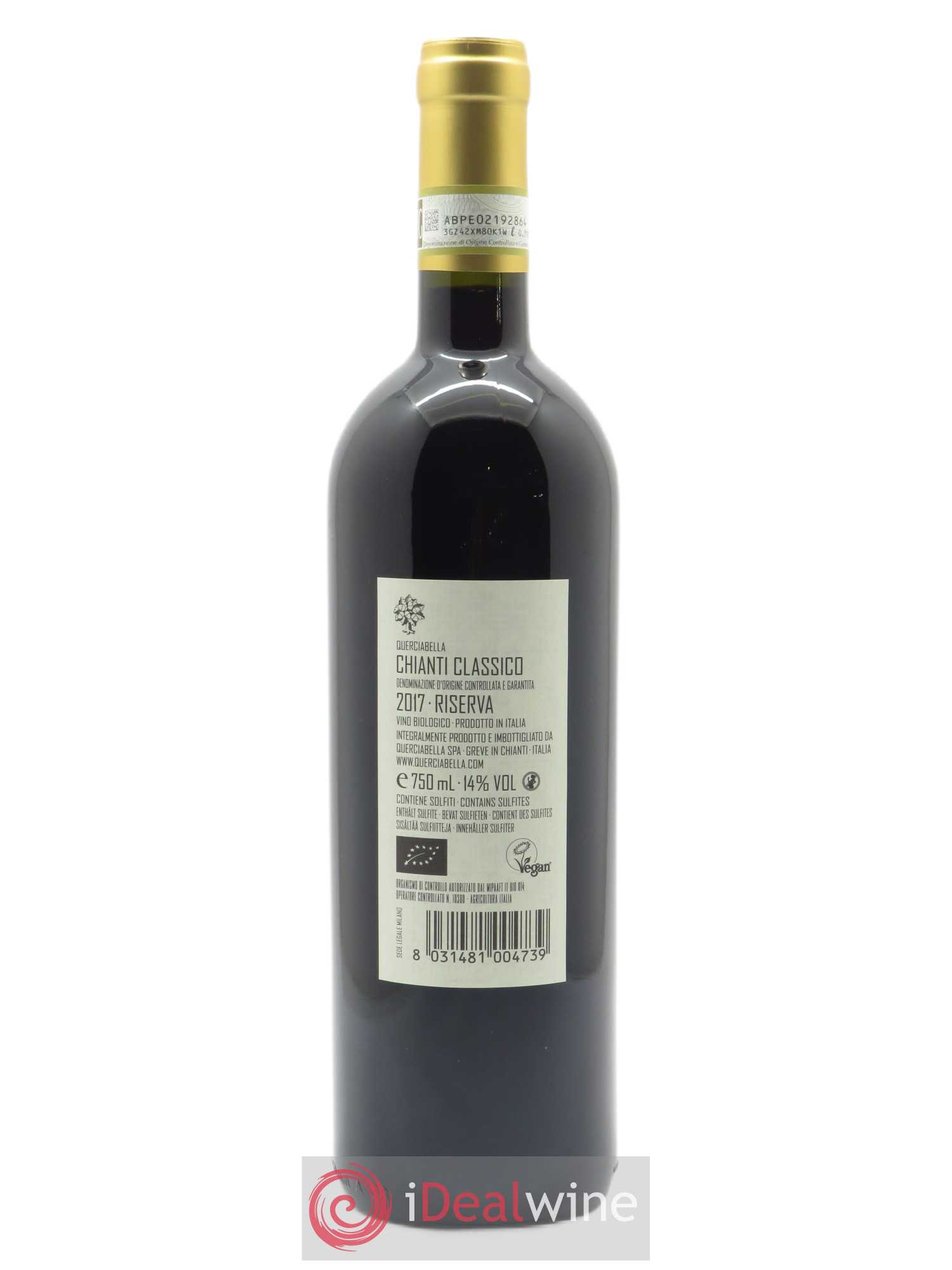Chianti Classico DOCG Querciabella Riserva Sebastiano Castiglioni 2017 - Lot of 1 bottle - 1