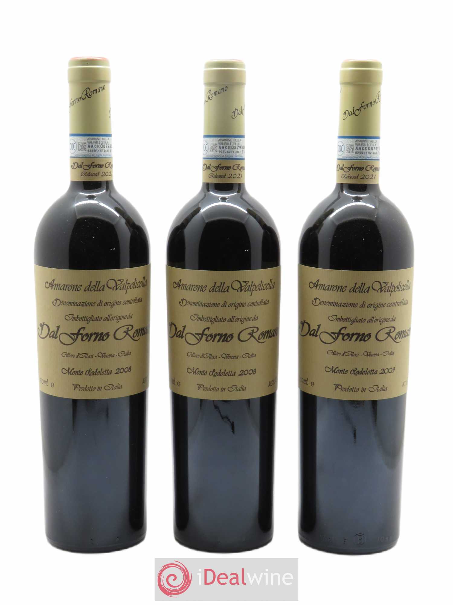 Amarone della Valpolicella Monte Lodoletta DOCG Coffret de 3 Bouteilles Dal Forno Romano - Lot de 1 bouteille - 1
