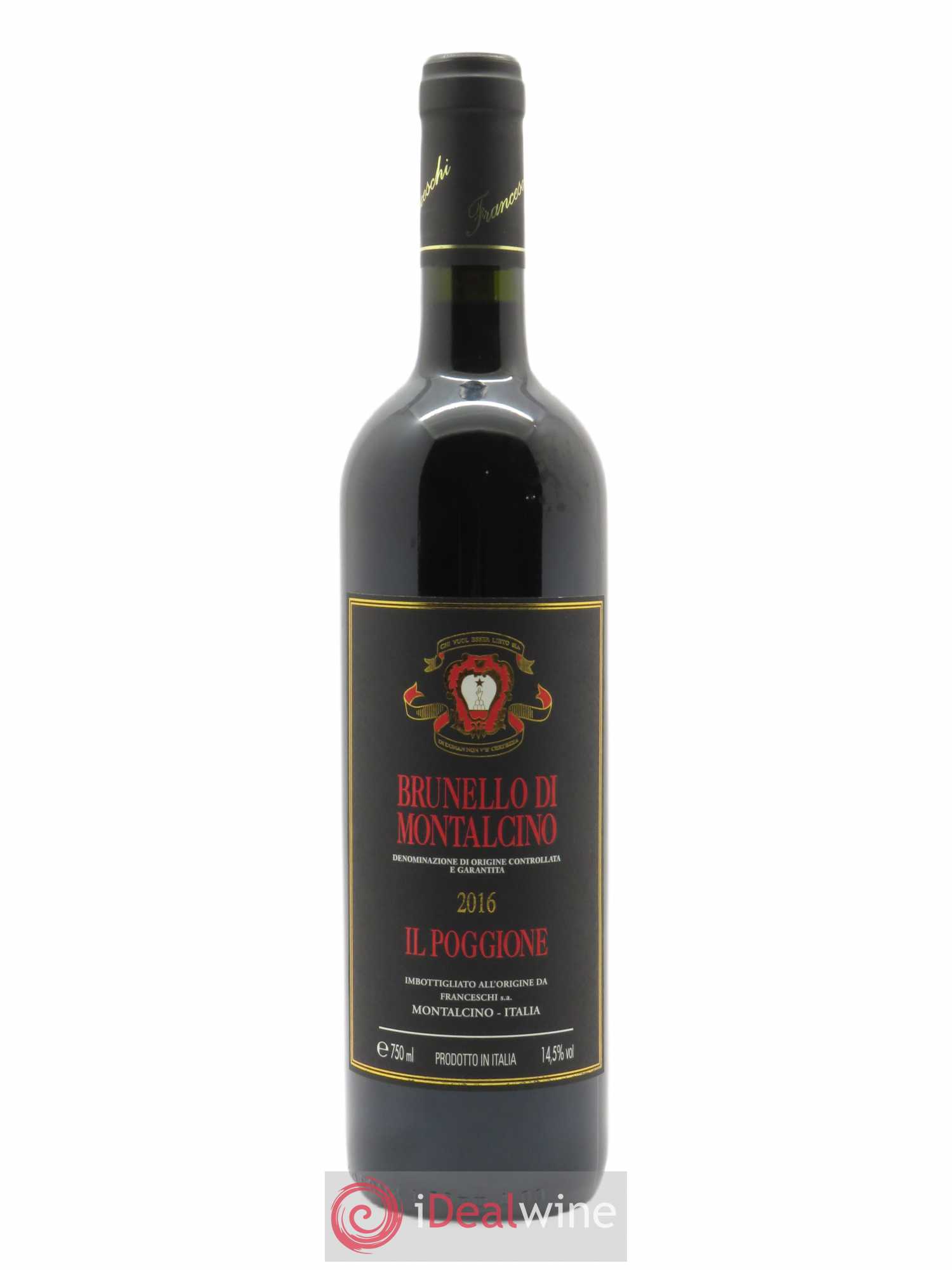 Brunello di Montalcino DOCG Il Poggione Lavinio Franceschi 2016 - Lot de 1 bouteille - 0