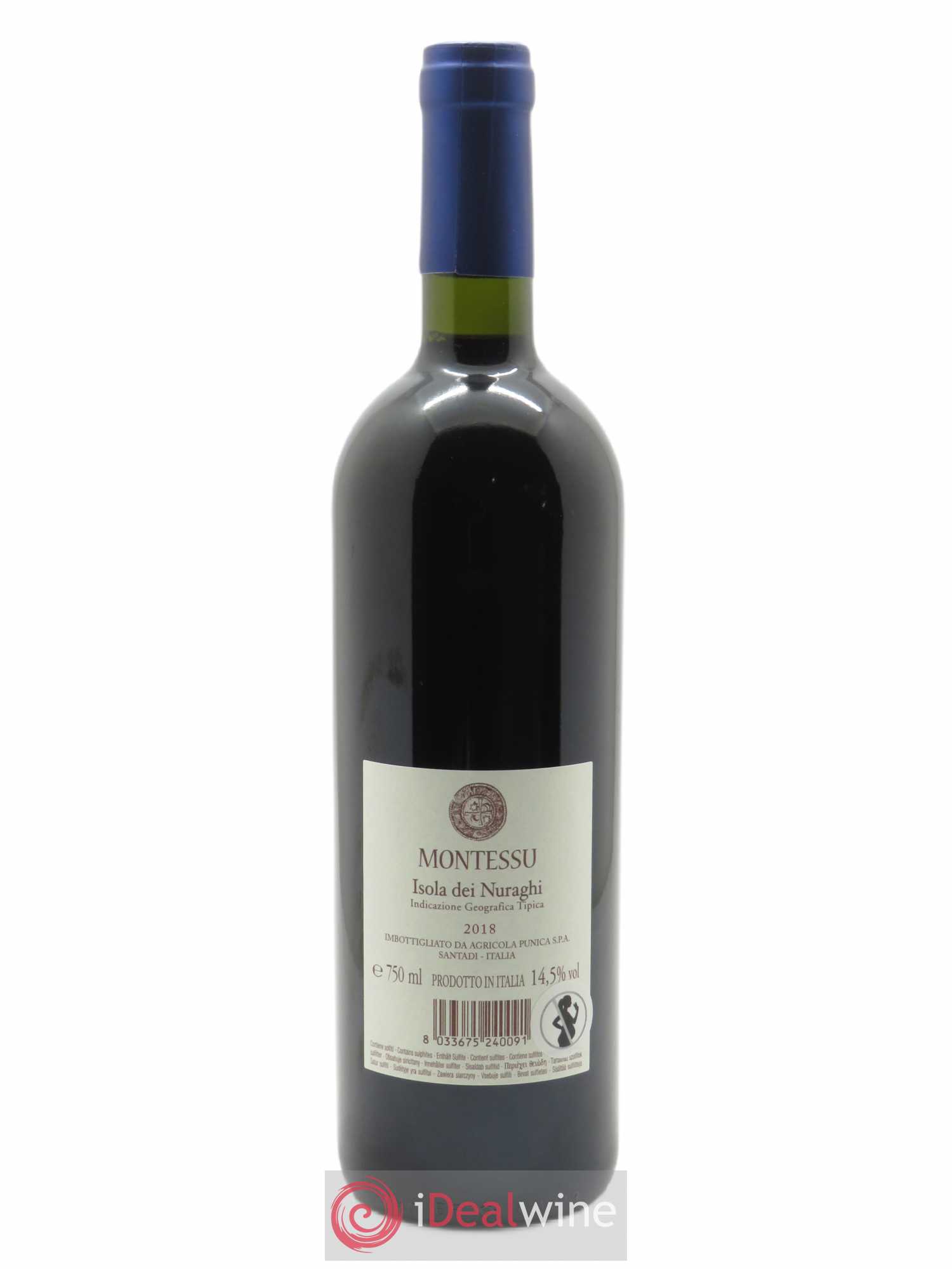 Isola dei Nuraghi IGT Montessu Agricola Punica 2018 - Posten von 1 Flasche - 1