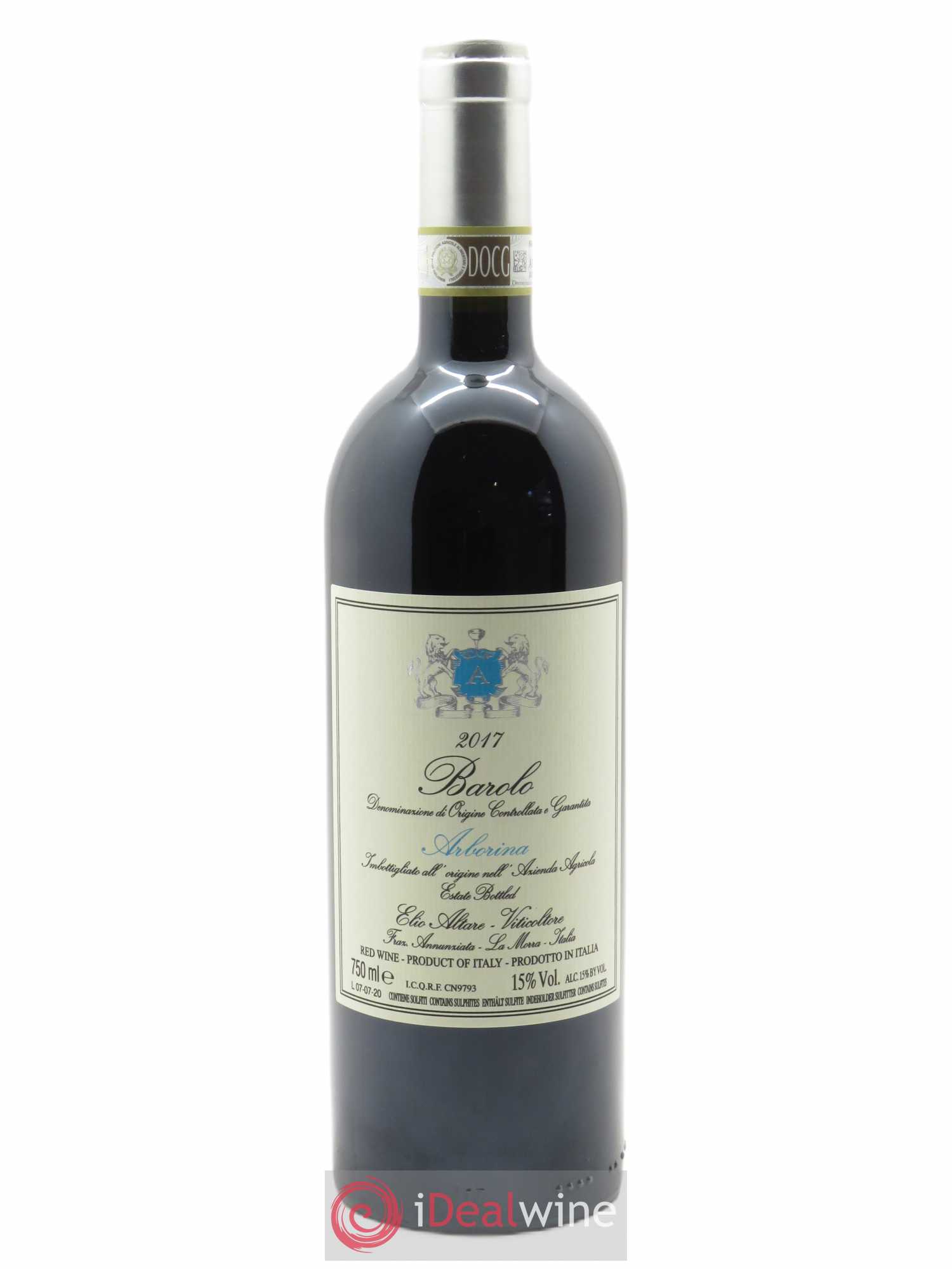 Barolo DOCG Vigneto Arborina Elio Altare 2017 - Lot de 1 bouteille - 0