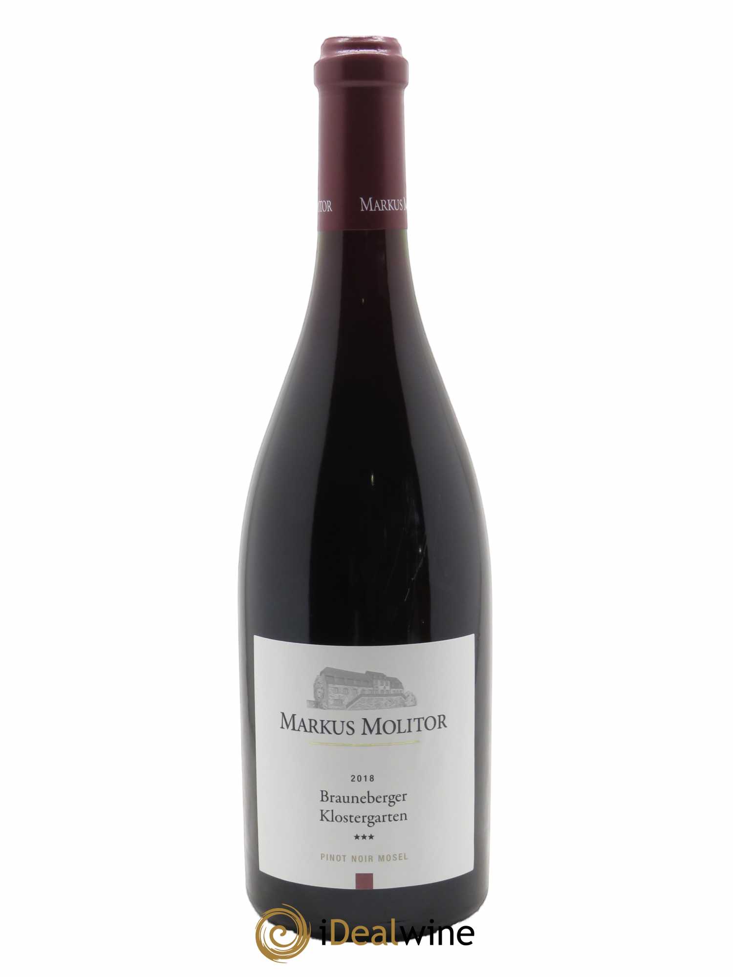 Pinot Noir Markus Molitor Brauneberger Klostergarten °°° 2018 - Lot de 1 bouteille - 0