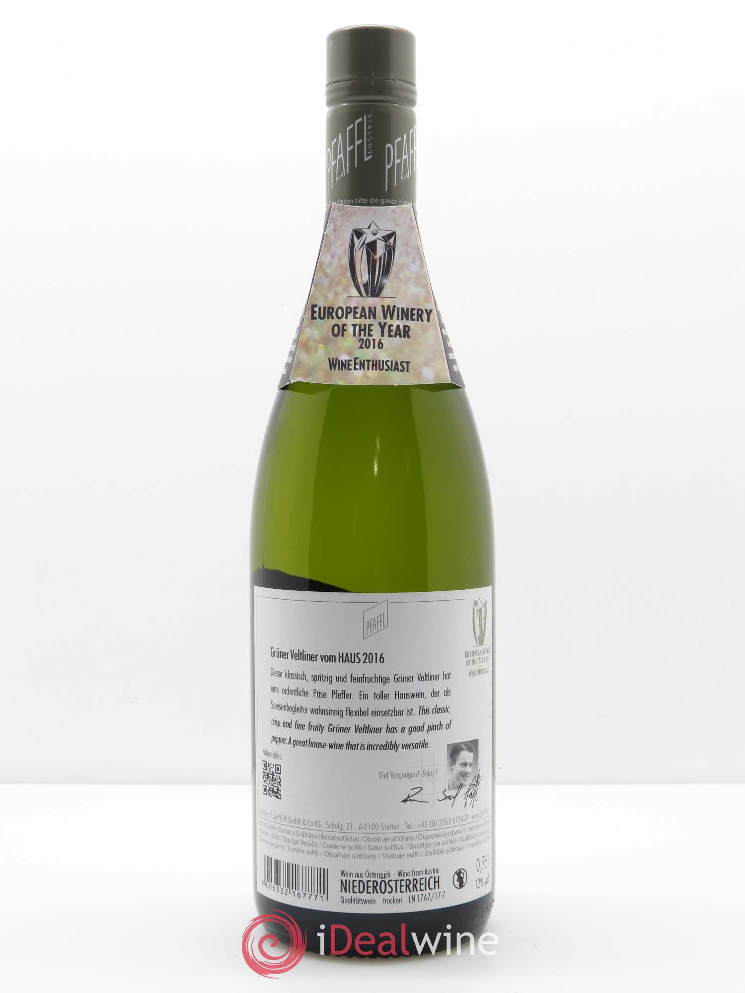 Gruner Veltliner Pfaffl Vom Haus 2016 - Posten von 1 Flasche - 1