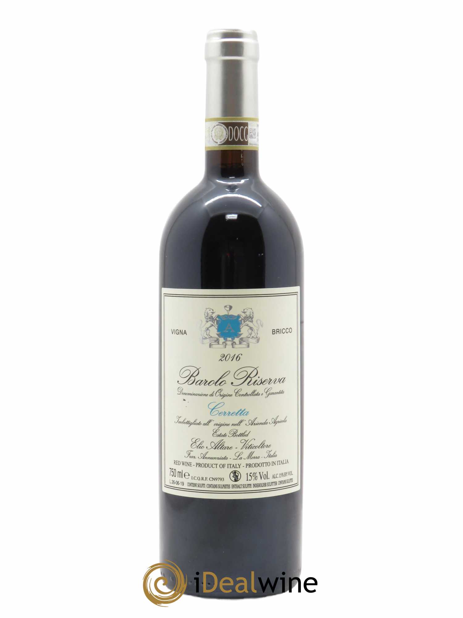 Barolo DOCG Elio Altare DOCG Ceretta - Vigna Bricco 2016 - Lot de 1 bouteille - 0