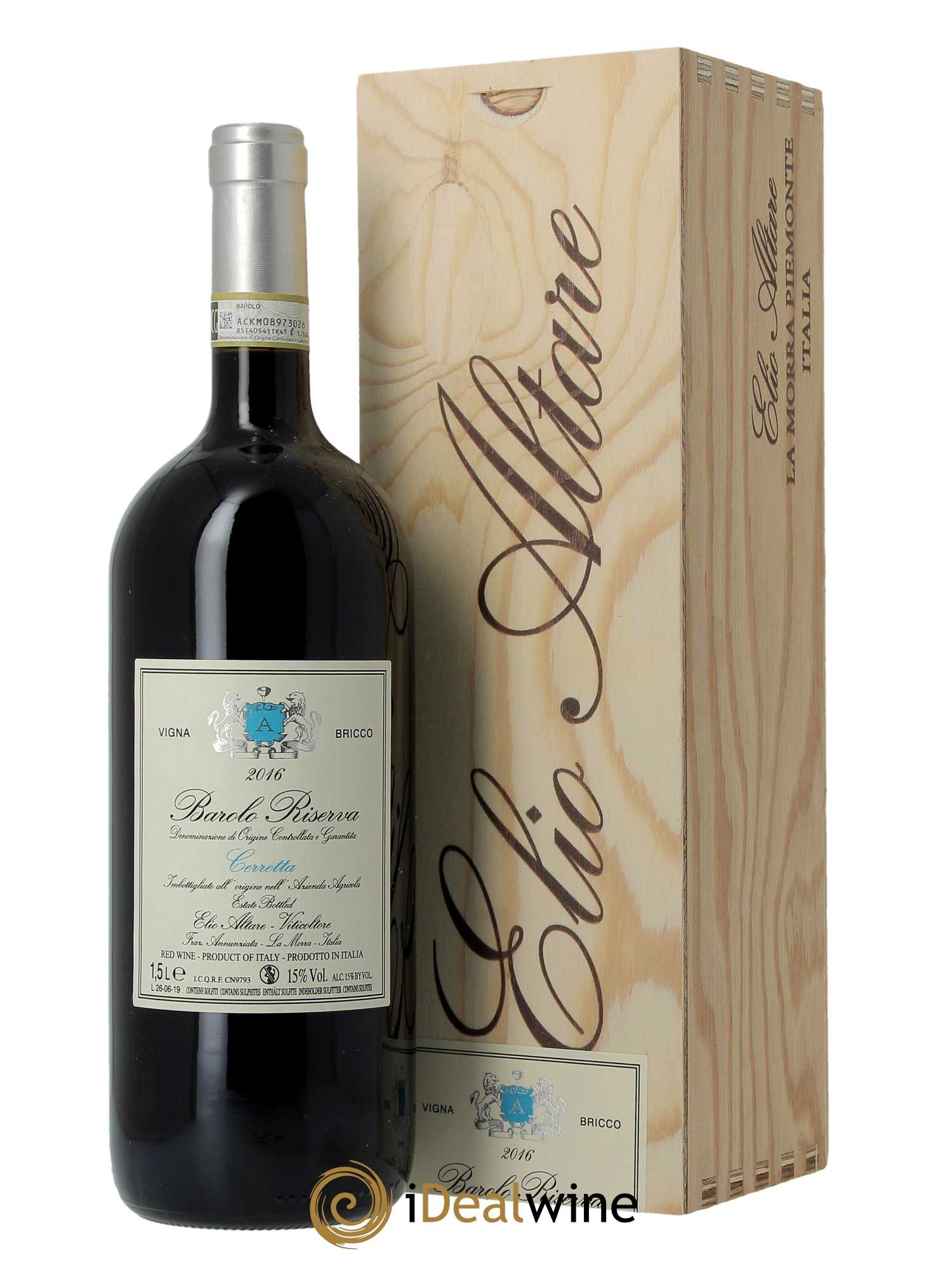 Barolo DOCG Elio Altare DOCG Ceretta - Vigna Bricco 2016 - Lot de 1 magnum - 0