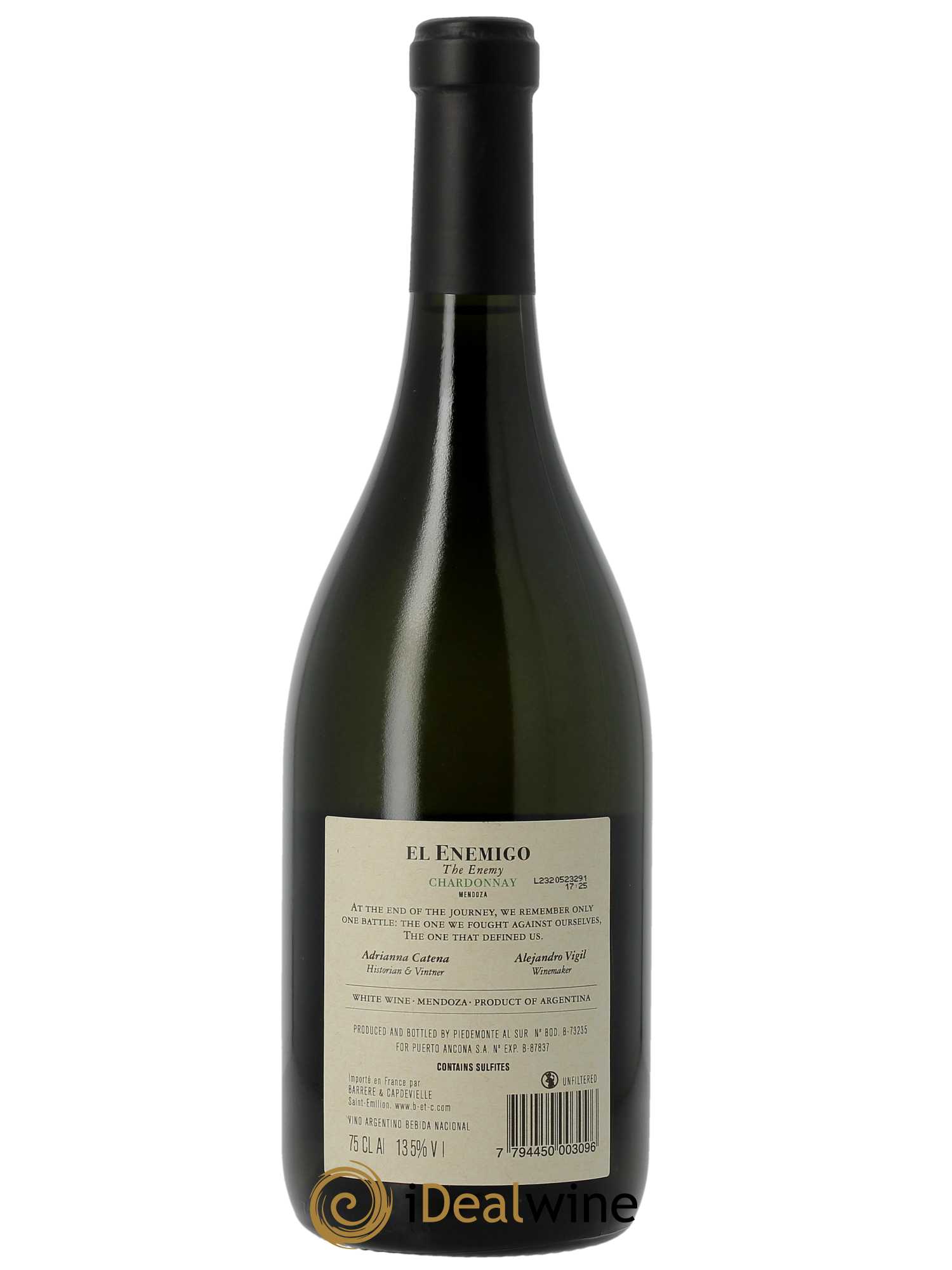 Mendoza Chardonnay El Enemigo 2021 - Posten von 1 Flasche - 1