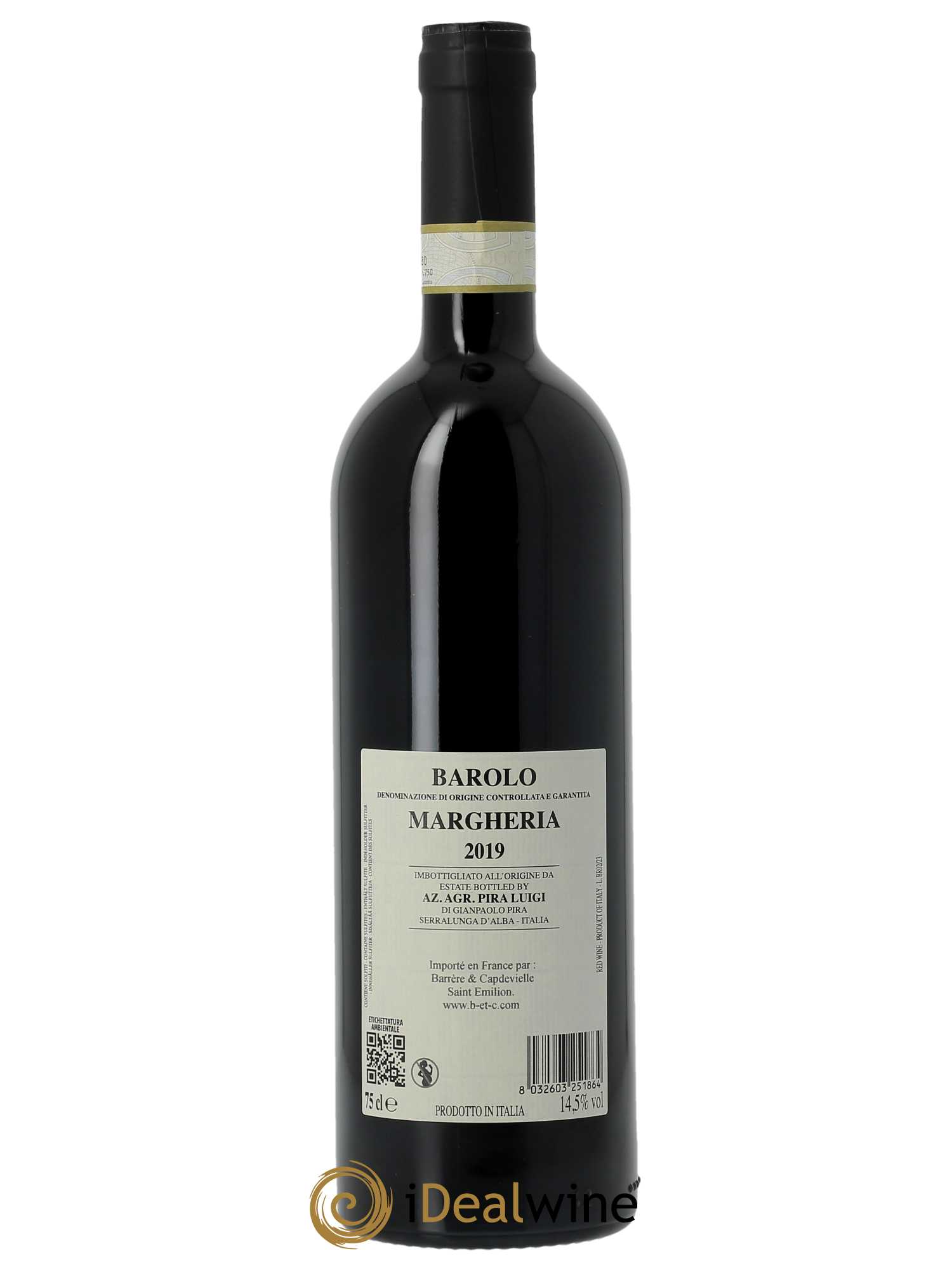 Barolo DOCG Luigi Pira Margheria 2019 - Posten von 1 Flasche - 1