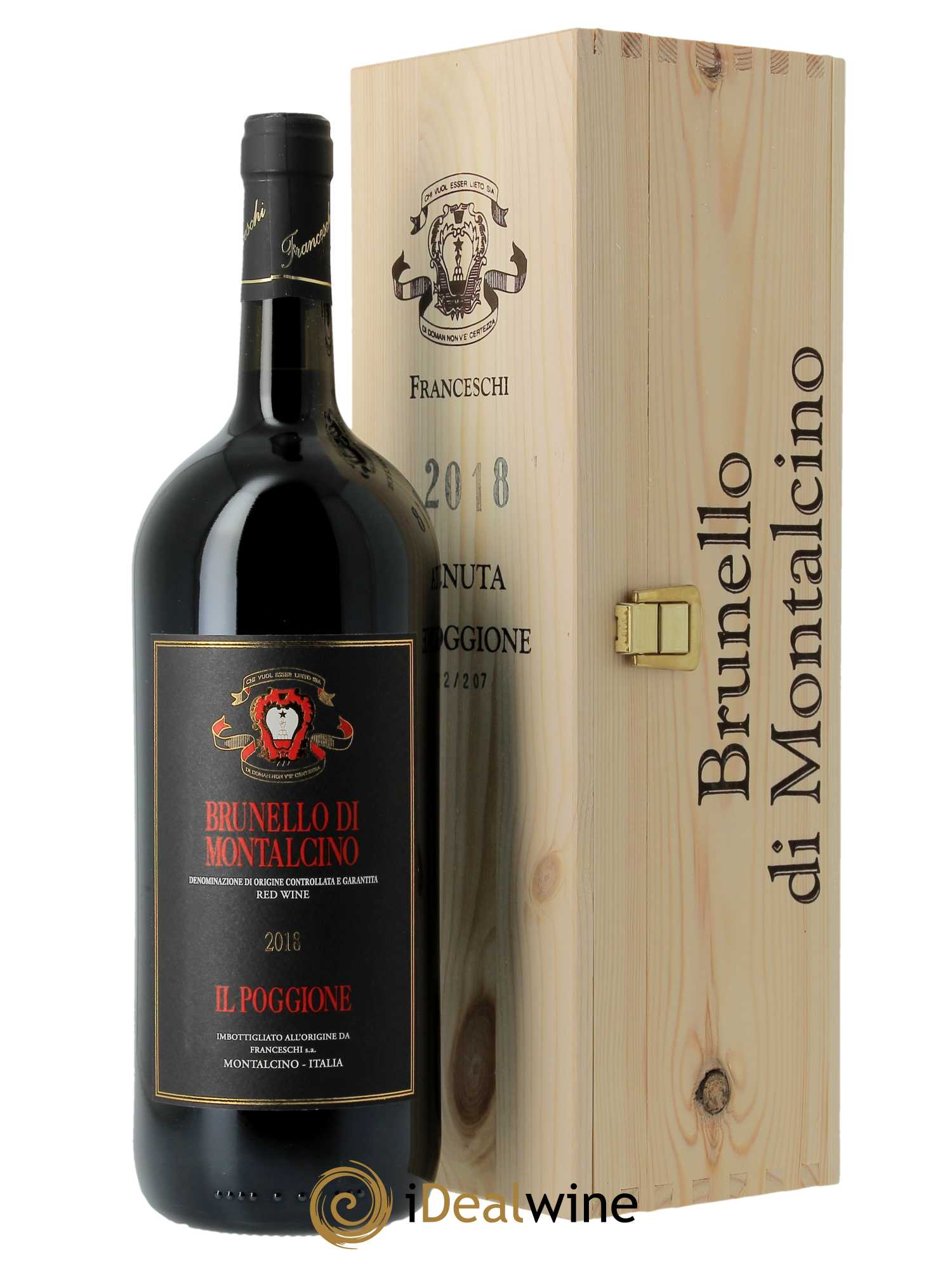 Brunello di Montalcino DOCG Il Poggione Lavinio Franceschi 2018 - Lot de 1 magnum - 0