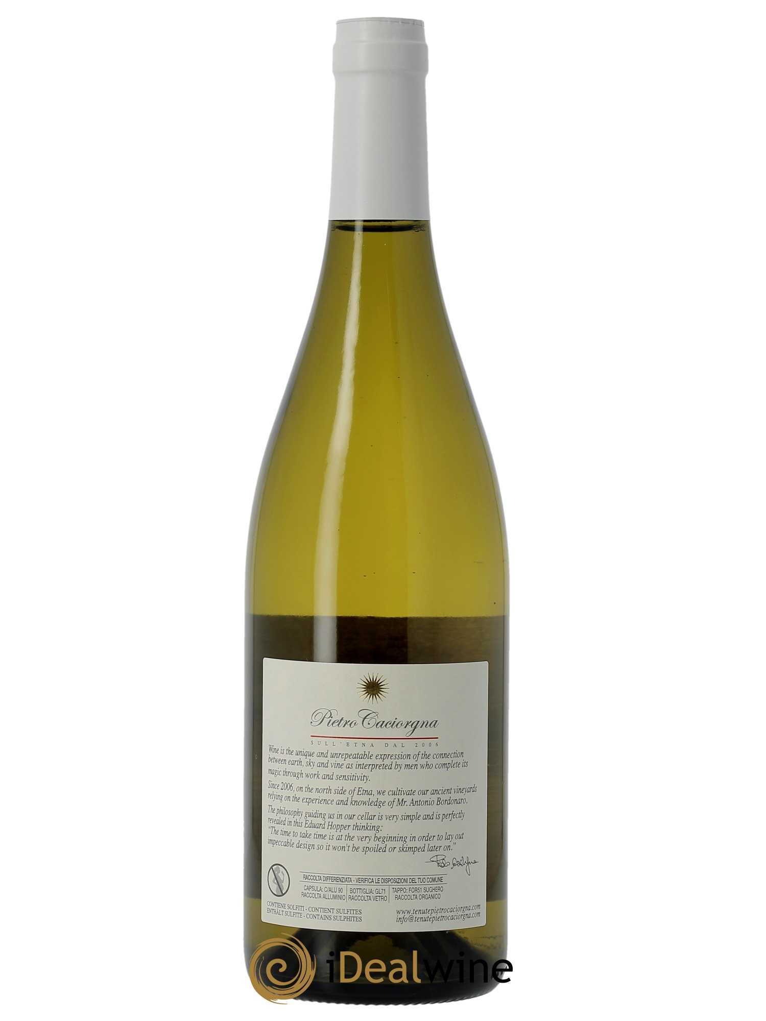 Etna Bianco DOC Azienda Agricola Pietro Caciorgna Guardoilvento 2022 - Lot of 1 bottle - 1
