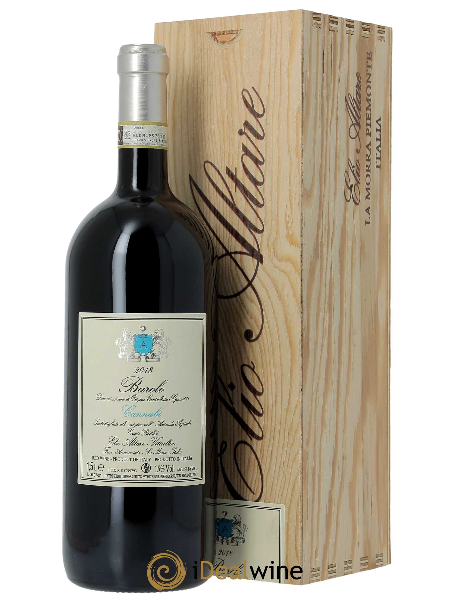 Barolo DOCG Elio Altare Cannubi 2018 - Lot of 1 magnum - 0