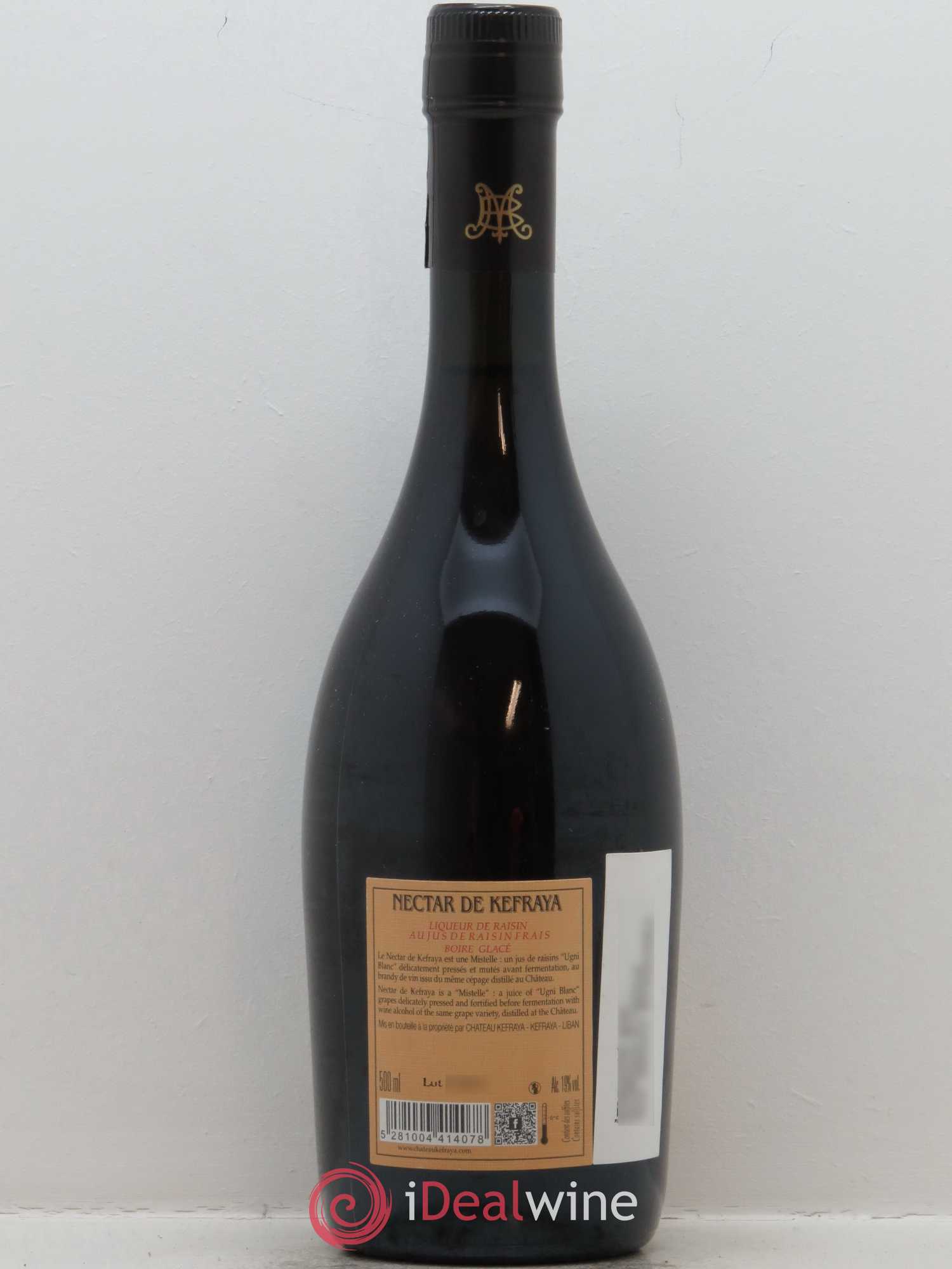Vin de Liqueur Château Kefraya Nectar de Kefraya Michel de Bustros (50cl) - Lot de 1 bouteille - 1