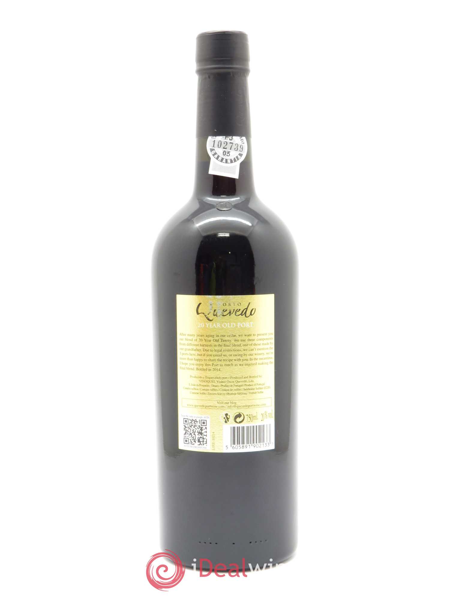 Porto Tawny Quevedo 20 Old Year - Lot de 1 bouteille - 1