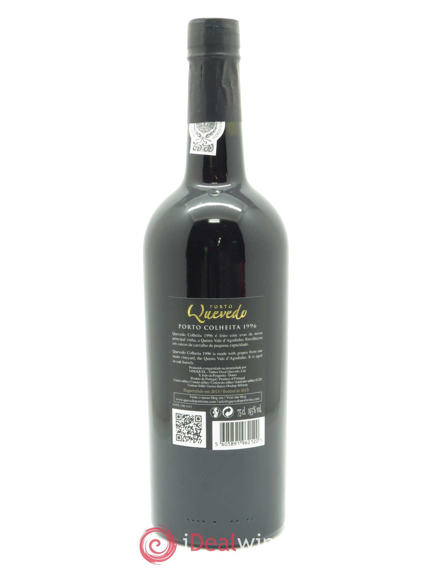 Porto Quevedo Colheita 1996 - Lot de 1 bouteille - 1