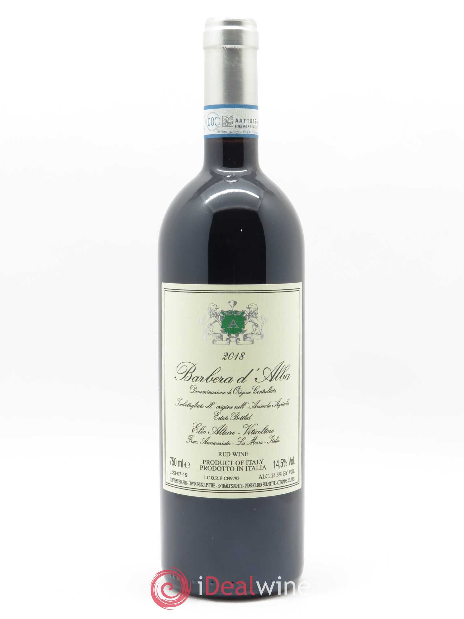 Barbera d'Alba DOC Elio Altare 2018 - Posten von 1 Flasche - 0