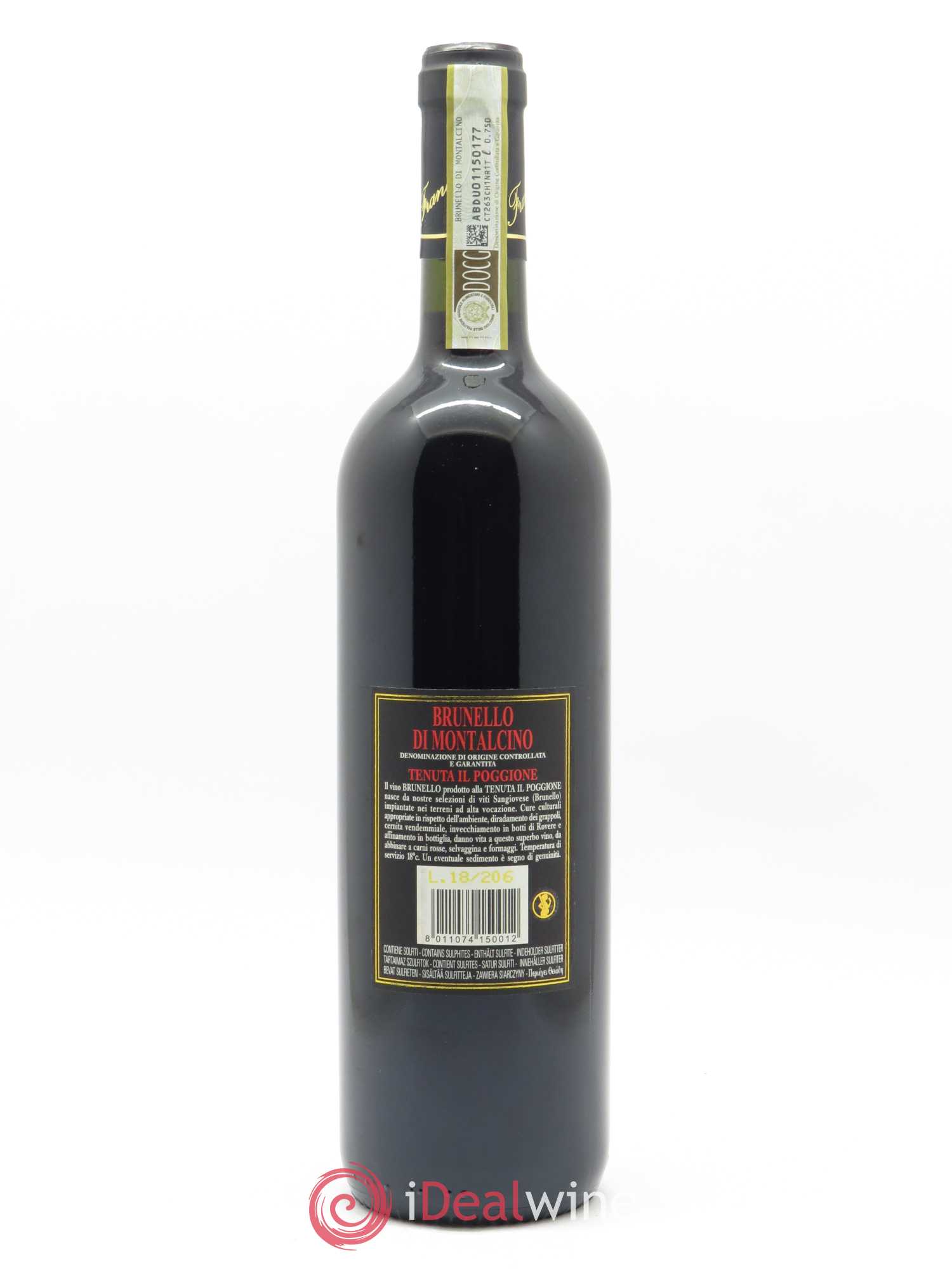Brunello di Montalcino DOCG Il Poggione Lavinio Franceschi 2014 - Lot de 1 bouteille - 1