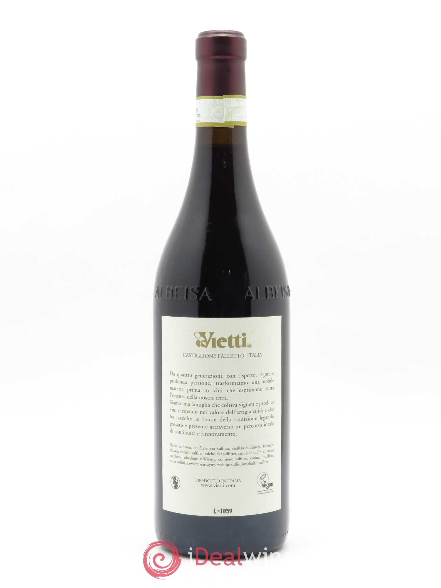 Barolo DOCG Castiglione Vietti 2015 - Lot de 1 bouteille - 1