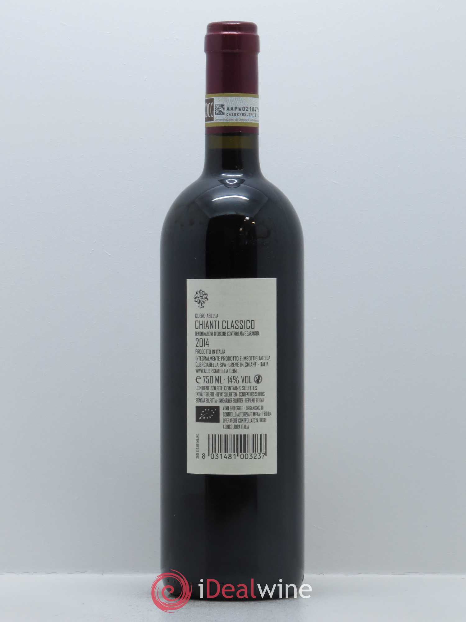 Chianti Classico Querciabella DOCG Sebastiano Castiglioni 2014 - Lot de 1 bouteille - 1