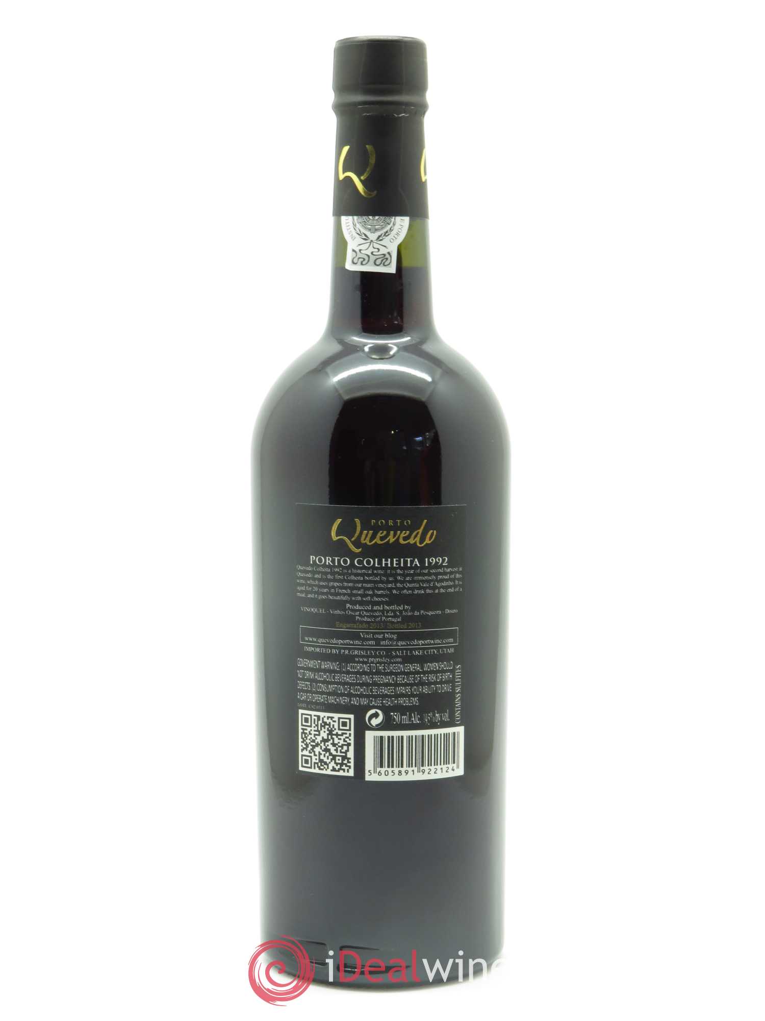 Porto Quevedo Colheita 1992 - Lot de 1 bouteille - 1