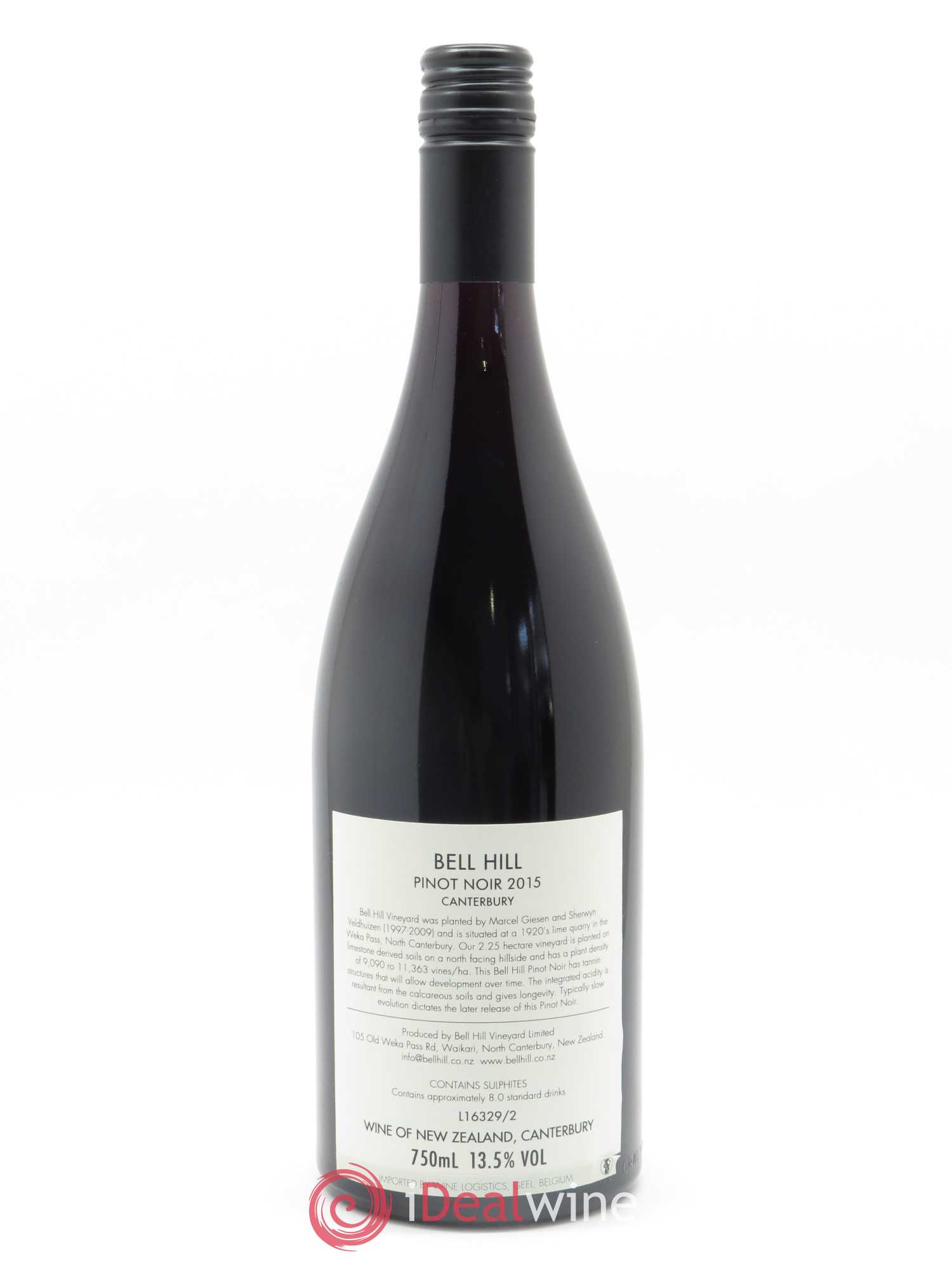 Canterbury Bell Hill Pinot Noir 2015 - Lot de 1 bouteille - 1