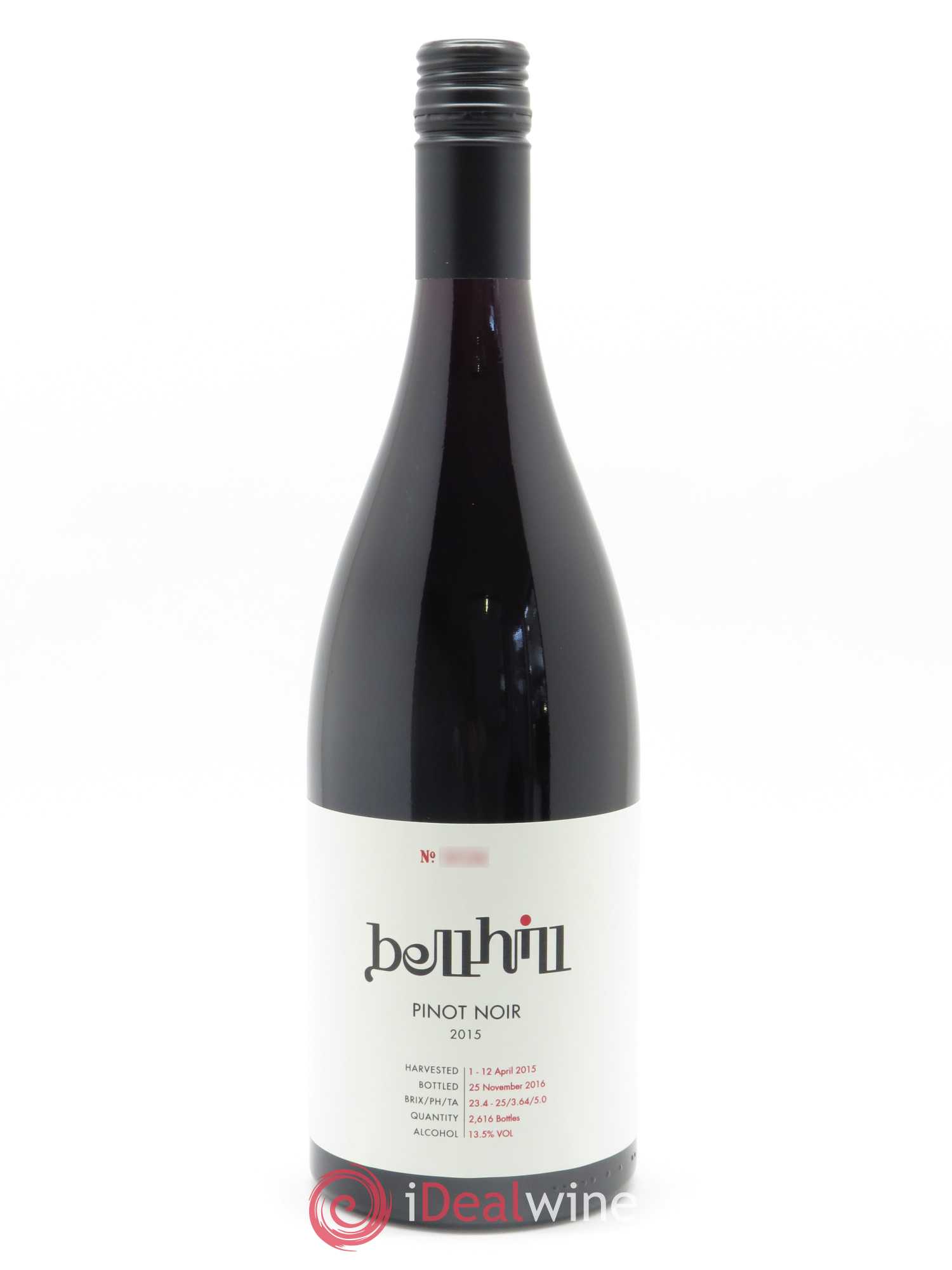 Canterbury Bell Hill Pinot Noir 2015 - Lot de 1 bouteille - 0
