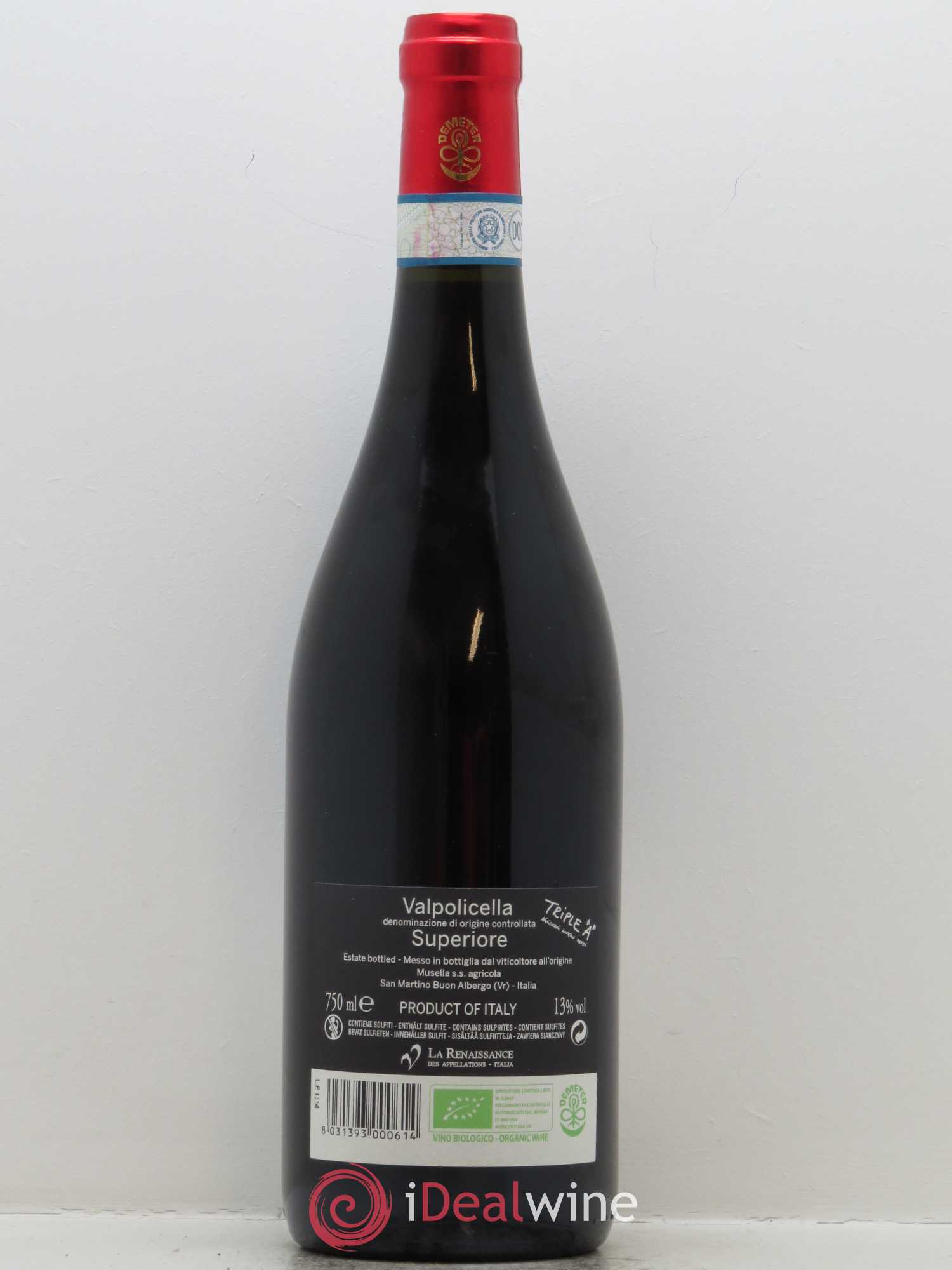 Valpolicella Superiore DOC Musella 2016 - Lot de 1 bouteille - 1