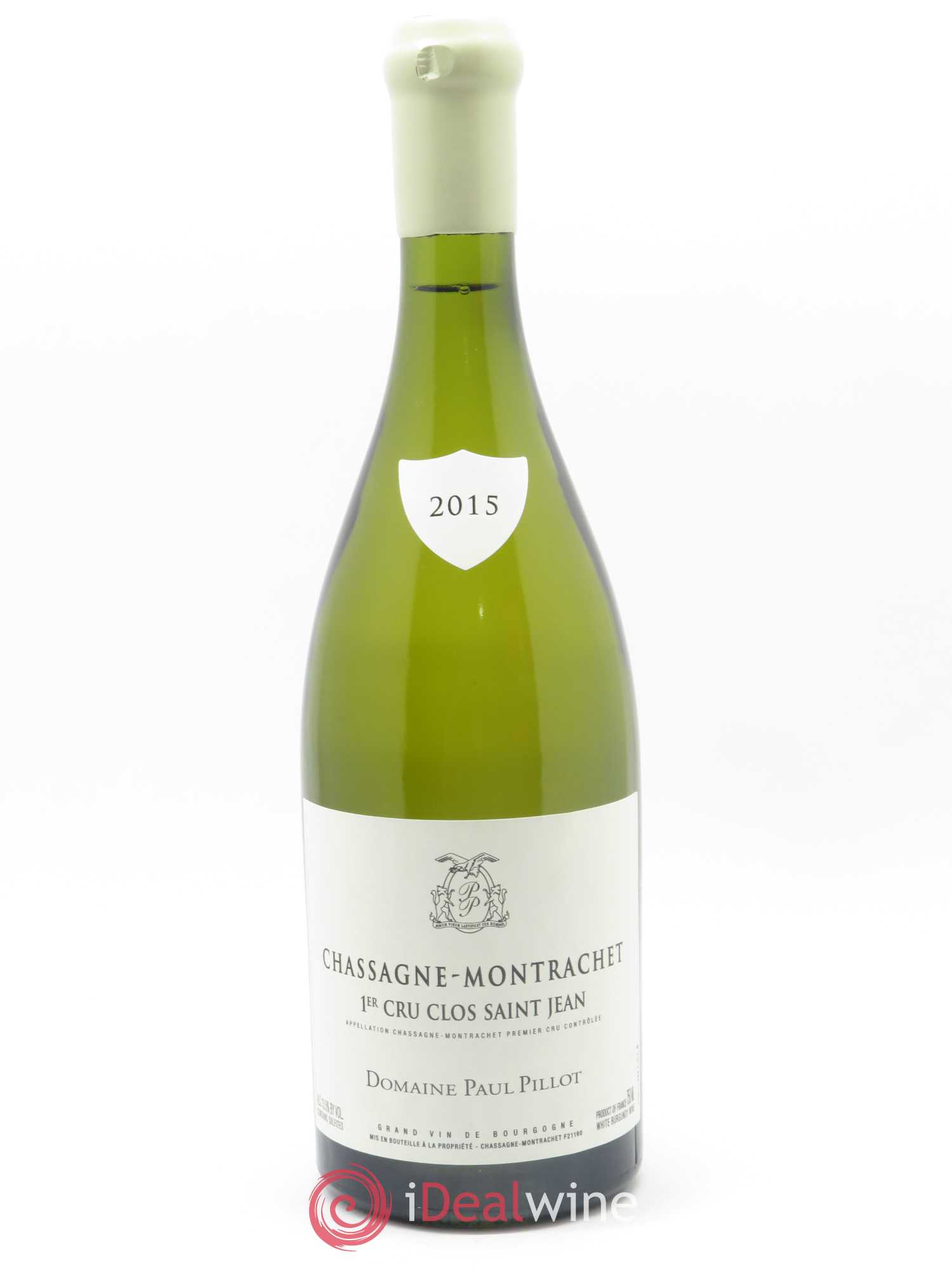 Chassagne-Montrachet 1er Cru Clos Saint-Jean Paul Pillot (Domaine) 2015 - Lot de 1 bouteille - 0
