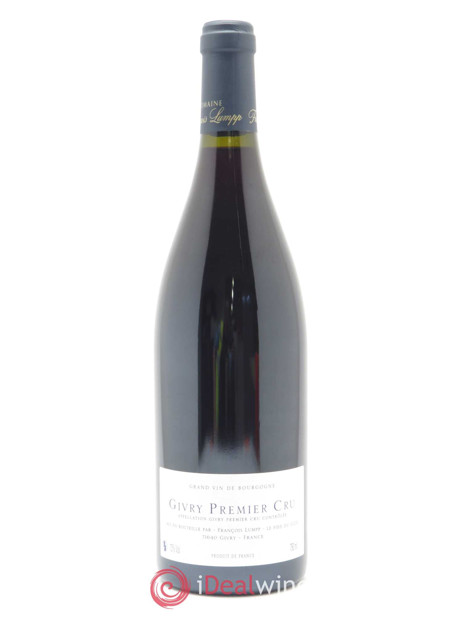 Givry 1er Cru Le Pied du Clou François Lumpp (Domaine) 2016 - Lot de 1 bouteille - 1