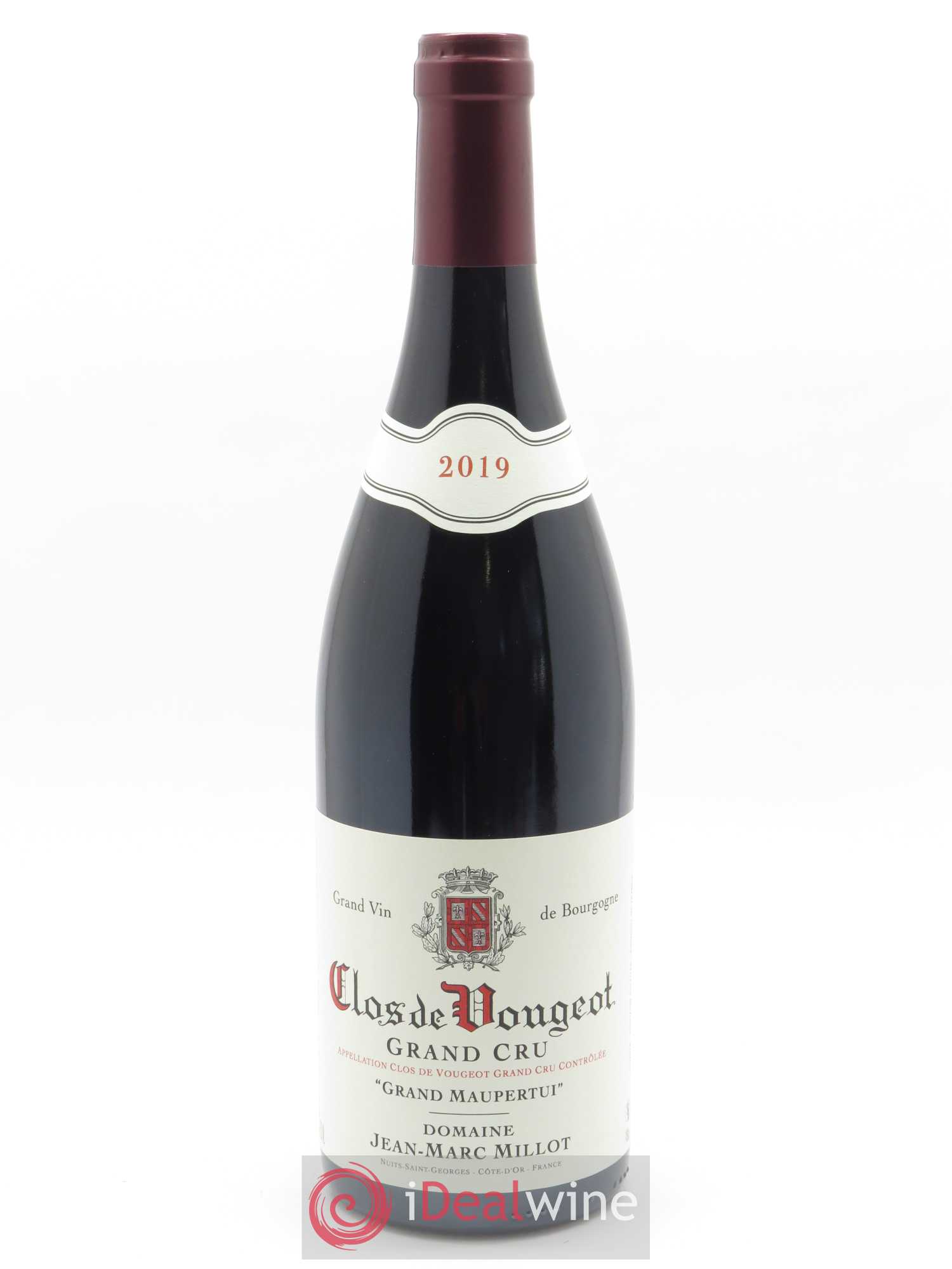 Clos de Vougeot Grand Cru Grand Maupertui Jean-Marc Millot 2019 - Lot de 1 bouteille - 0