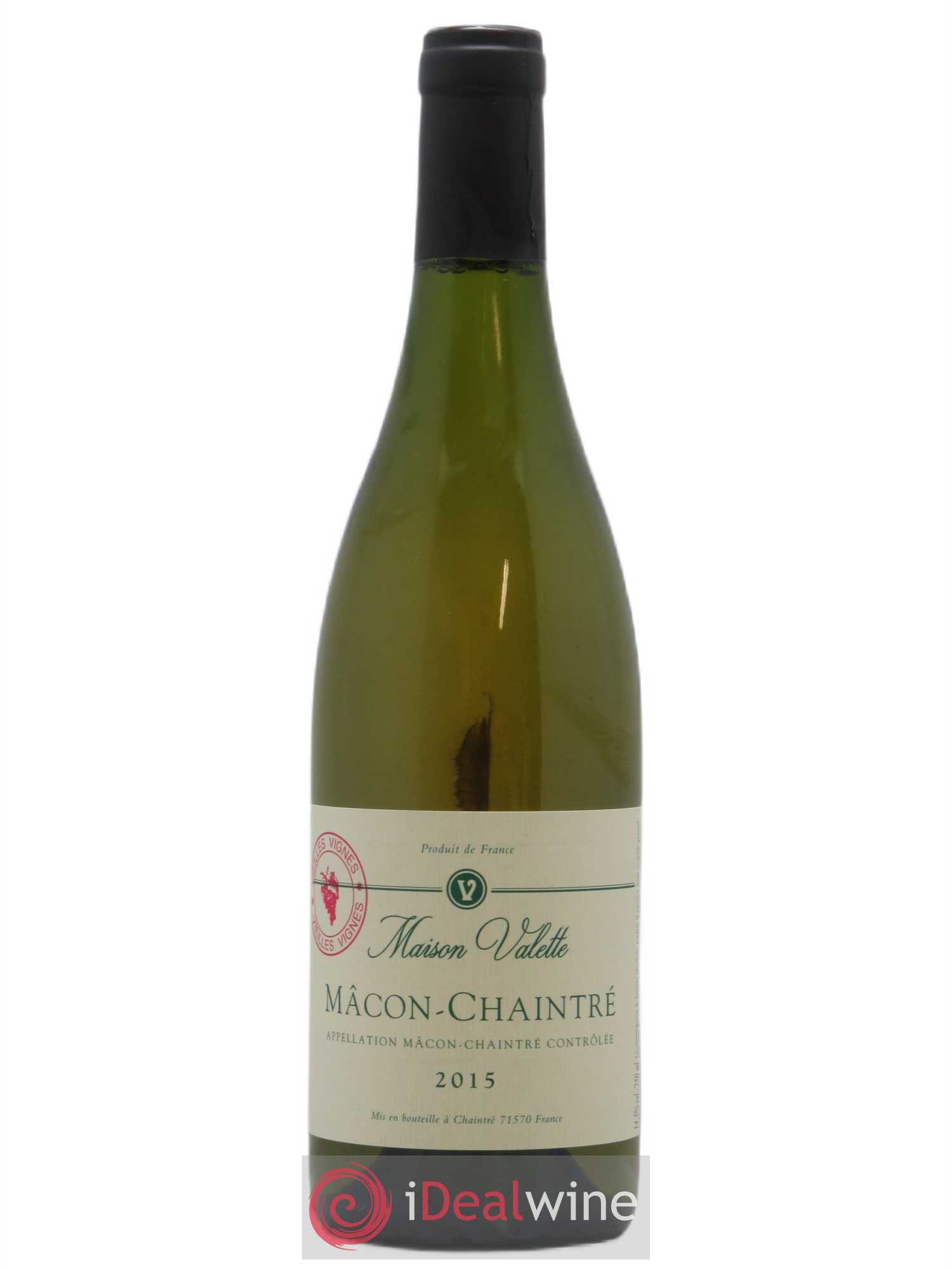 Mâcon Chaintré Vieilles Vignes Valette (Domaine) 2015 - Lot de 1 bouteille - 0