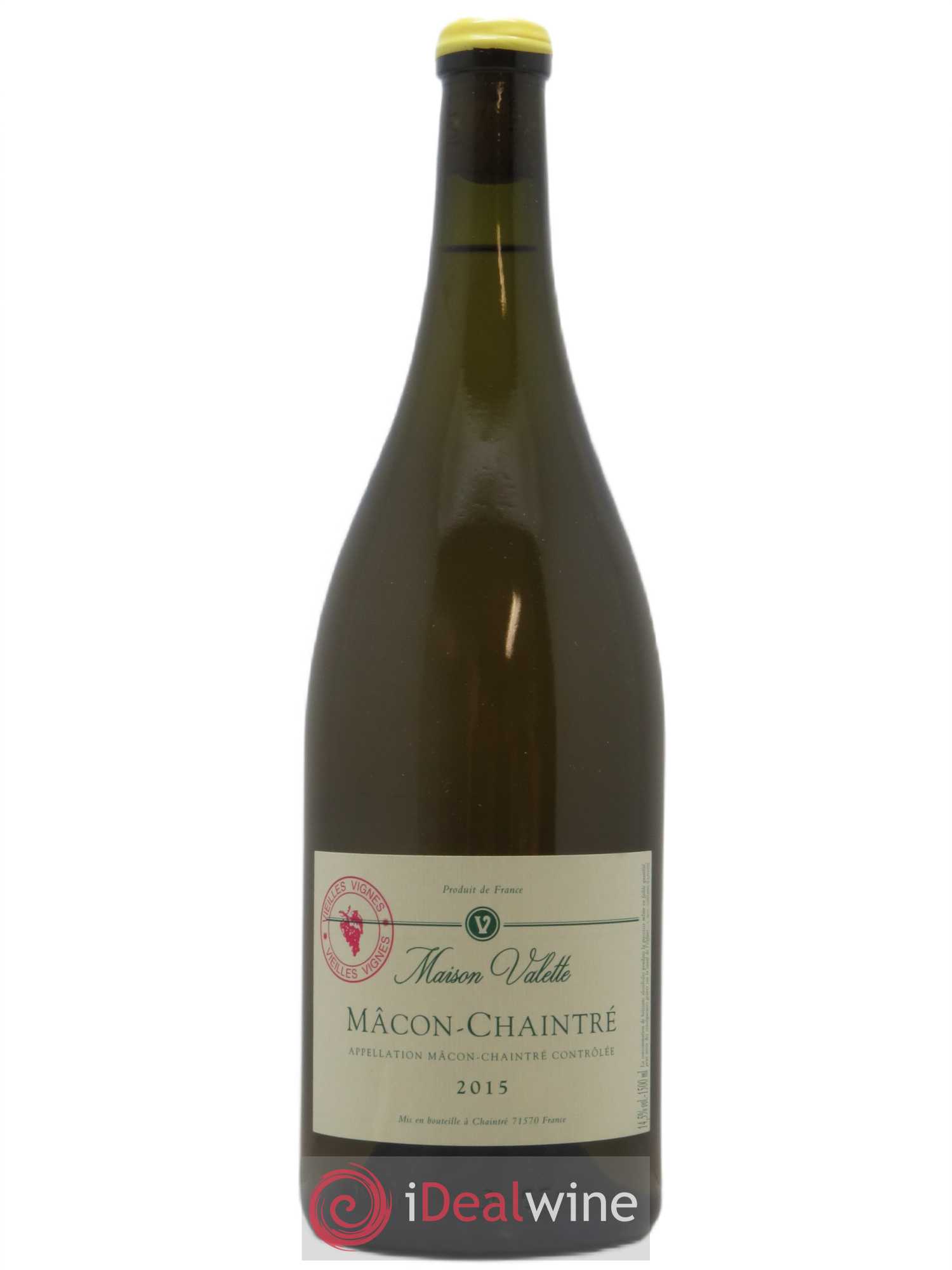 Mâcon Chaintré Vieilles Vignes Valette (Domaine) 2015 - Lot de 1 magnum - 0