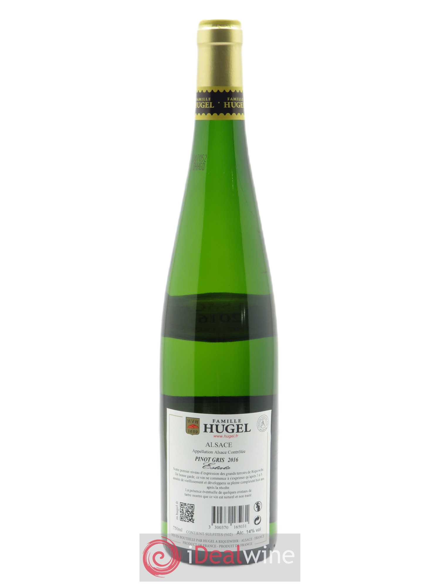 Alsace Pinot Gris Hugel (Domaine) 2016 - Lot of 1 bottle - 1